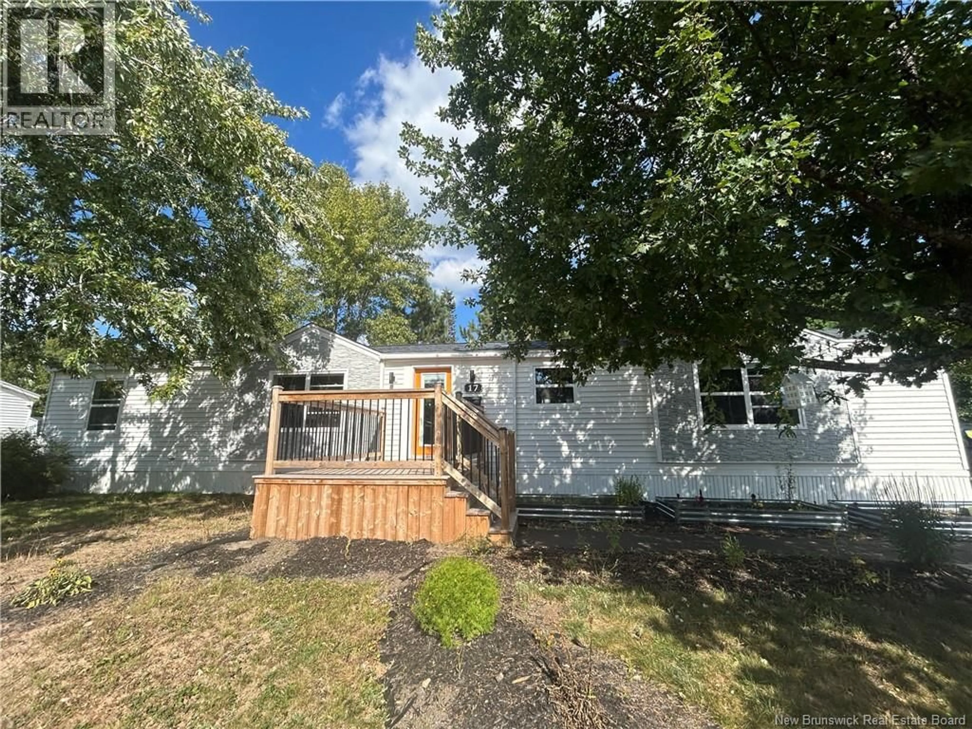 A pic from outside/outdoor area/front of a property/back of a property/a pic from drone, unknown for 17 ANEMONE STREET, Moncton New Brunswick E1H2J1