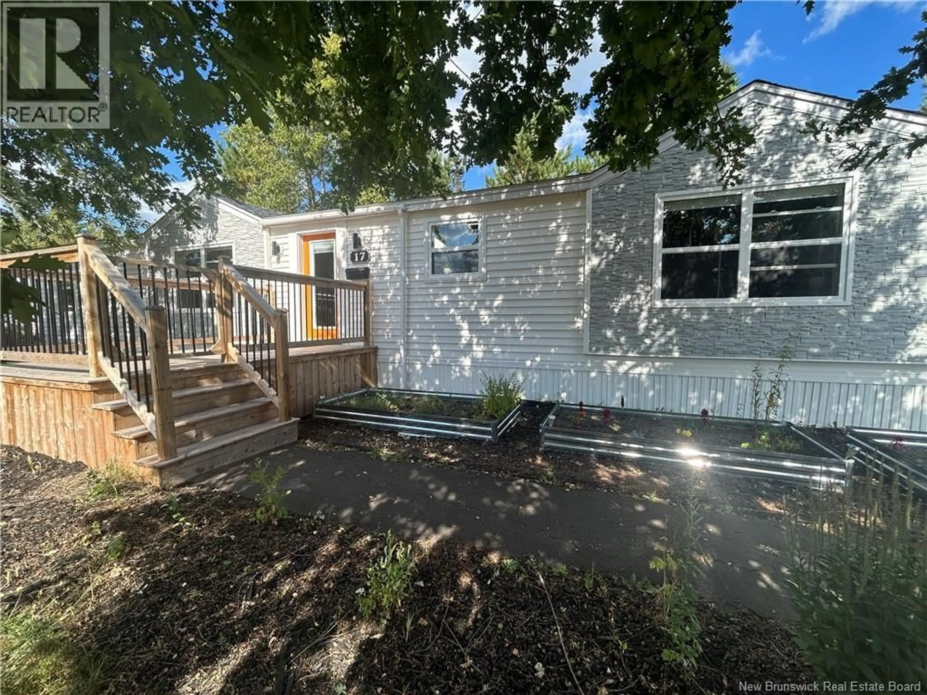 Home with vinyl exterior material, street for 17 ANEMONE STREET, Moncton New Brunswick E1H2J1