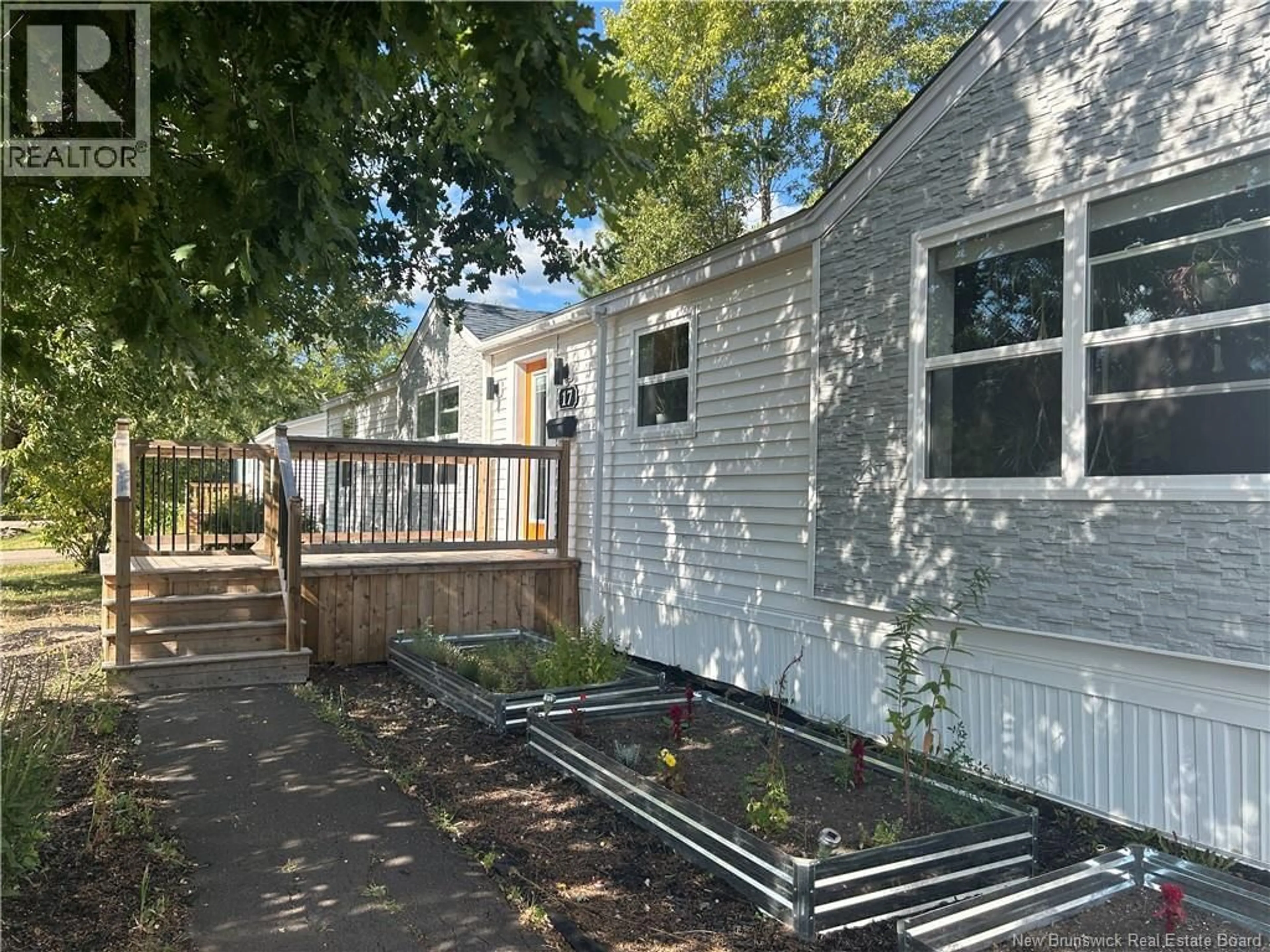 Home with vinyl exterior material, street for 17 ANEMONE STREET, Moncton New Brunswick E1H2J1