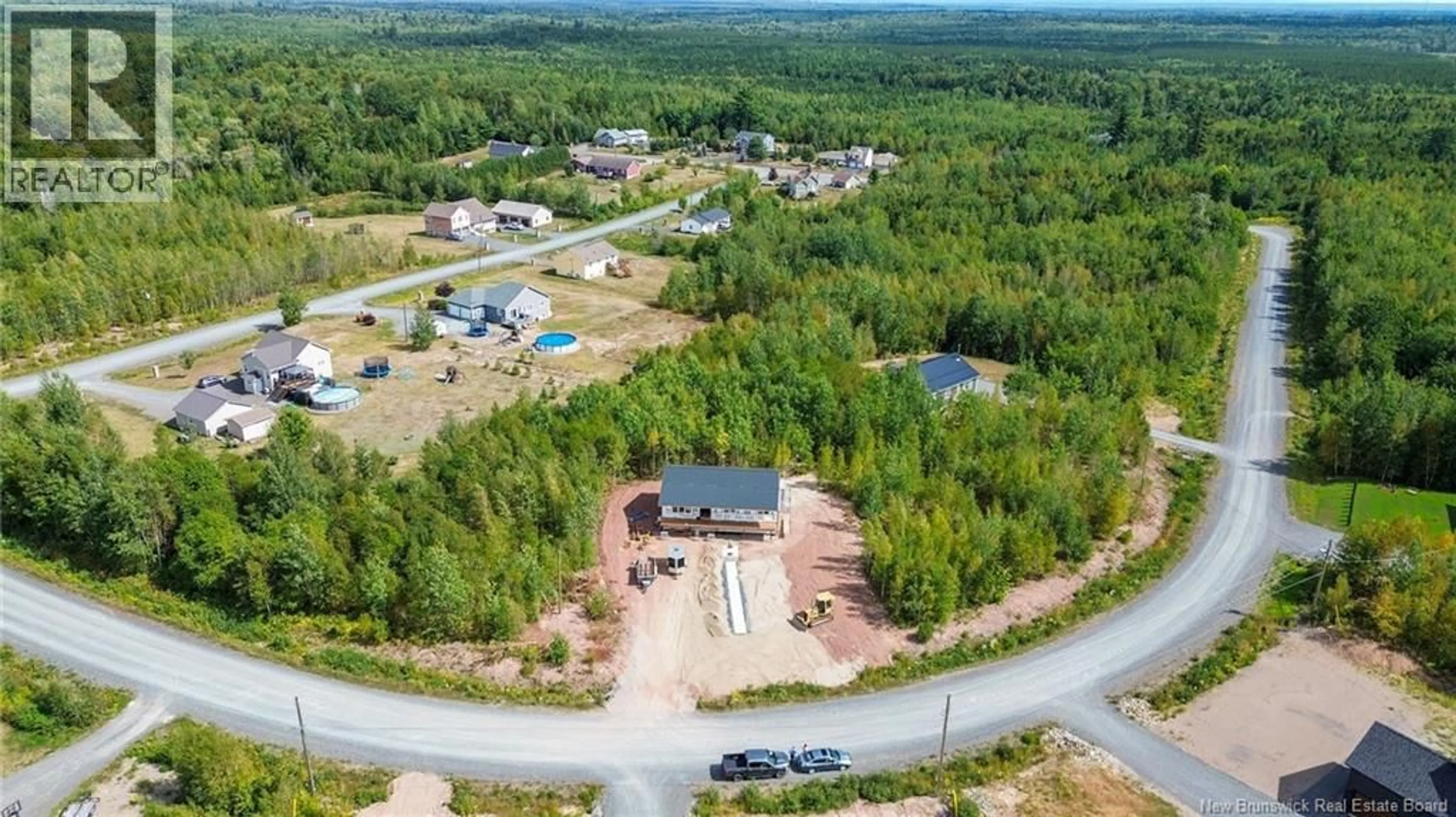 A pic from outside/outdoor area/front of a property/back of a property/a pic from drone, unknown for 31 DISTINCTIVE WAY, Charters Settlement New Brunswick E3V1V4