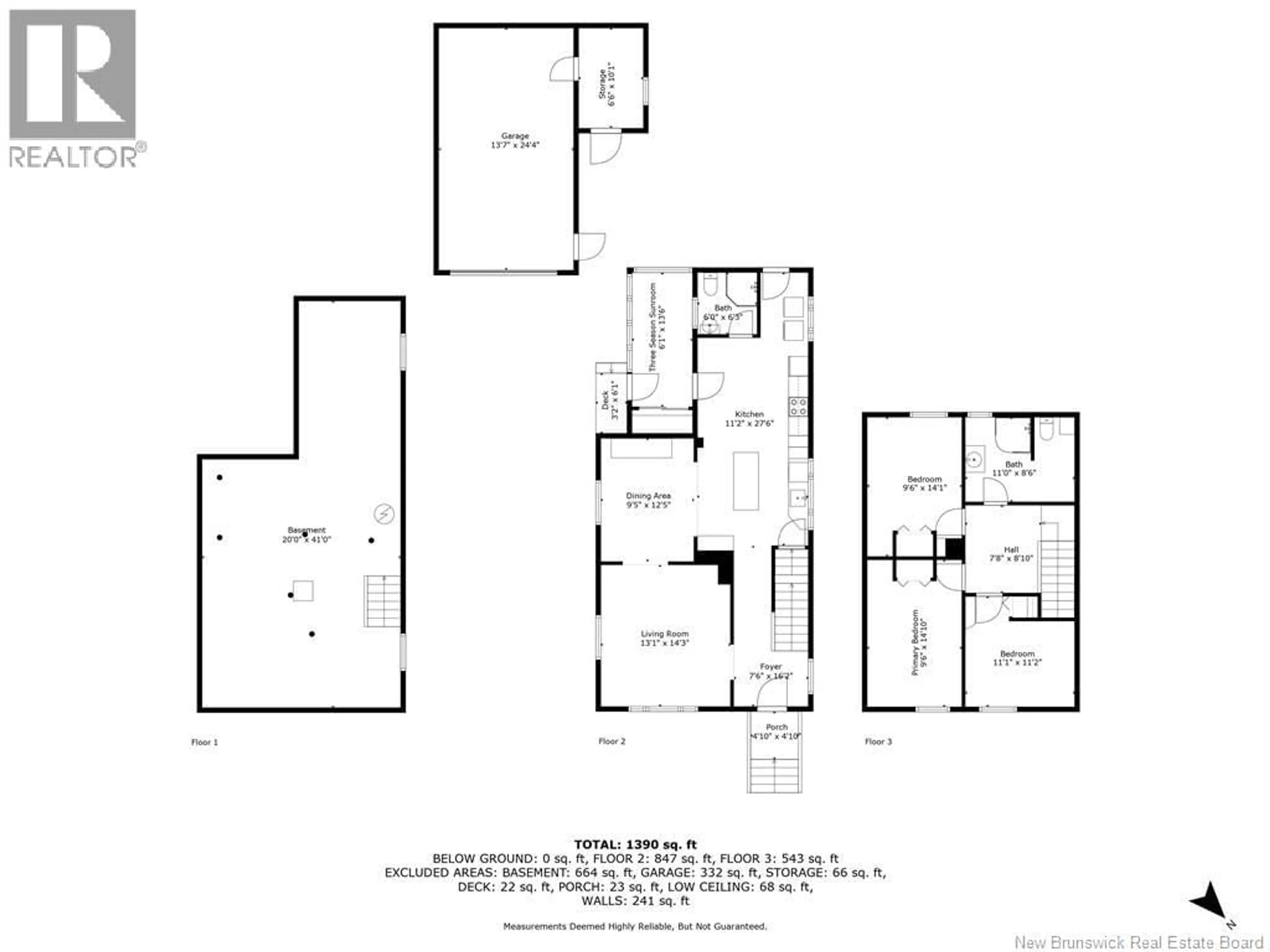 Floor plan for 72 CUNARD STREET, Miramichi New Brunswick E1N2T6