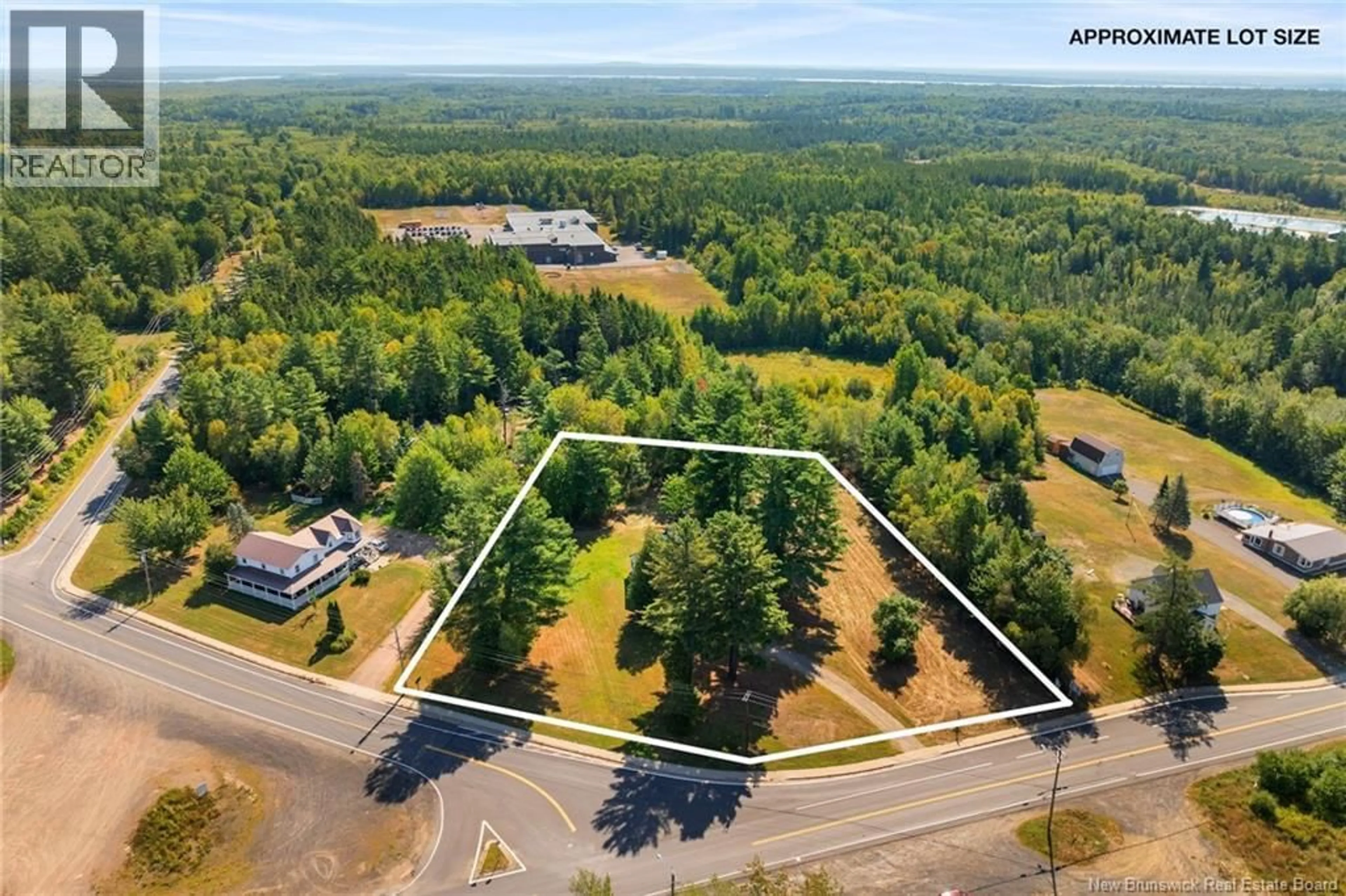 A pic from outside/outdoor area/front of a property/back of a property/a pic from drone, forest/trees view for 848 PLEASANT DRIVE, Minto New Brunswick E4B2V1