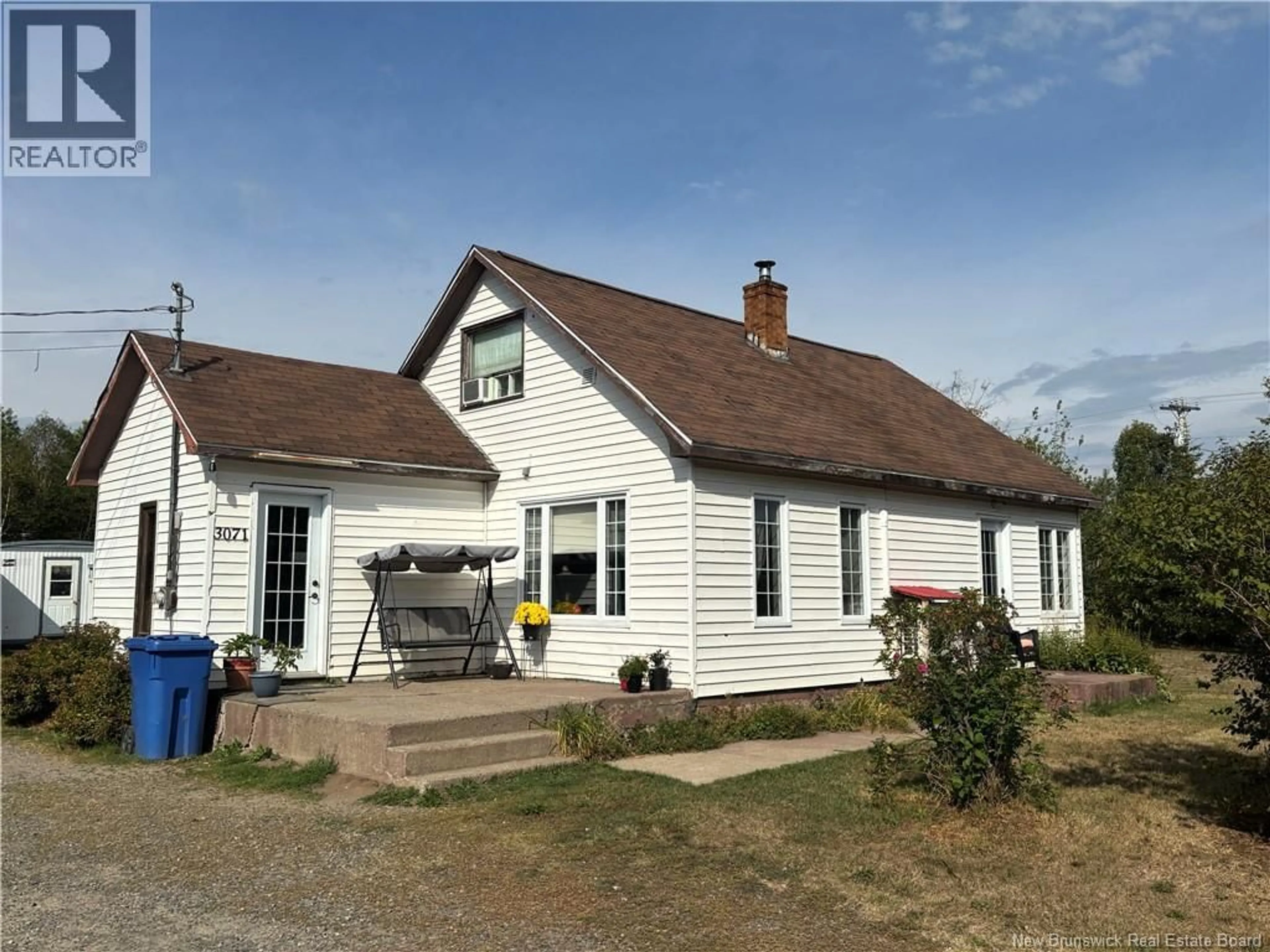 A pic from outside/outdoor area/front of a property/back of a property/a pic from drone, building for 3071 ROUTE 315, Tremblay New Brunswick E8J3C7