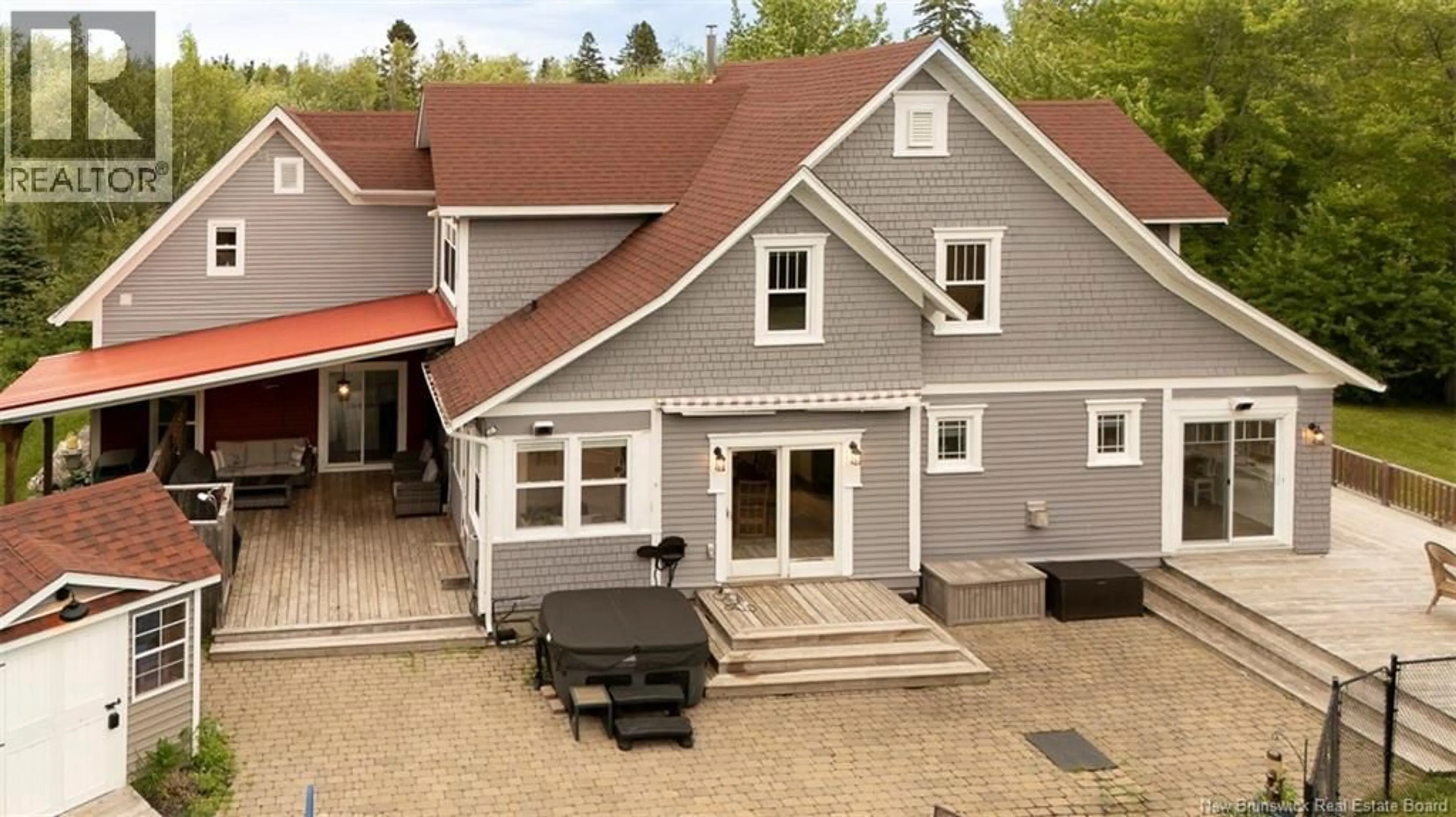 A pic from outside/outdoor area/front of a property/back of a property/a pic from drone, building for 80 MARTIN ROAD, Grande-Digue New Brunswick E4R4V6