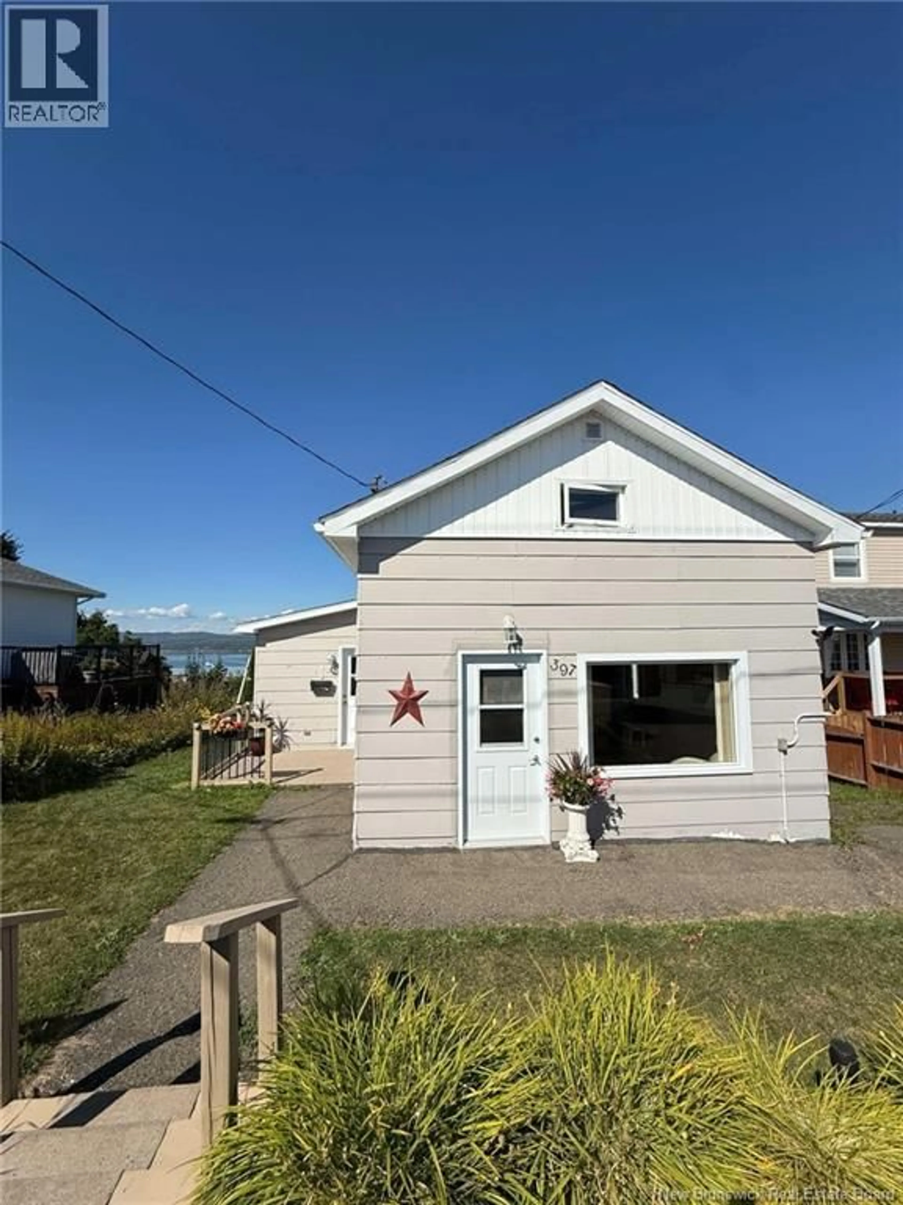 A pic from outside/outdoor area/front of a property/back of a property/a pic from drone, street for 397 SANSOM STREET, Dalhousie New Brunswick E8C2L4