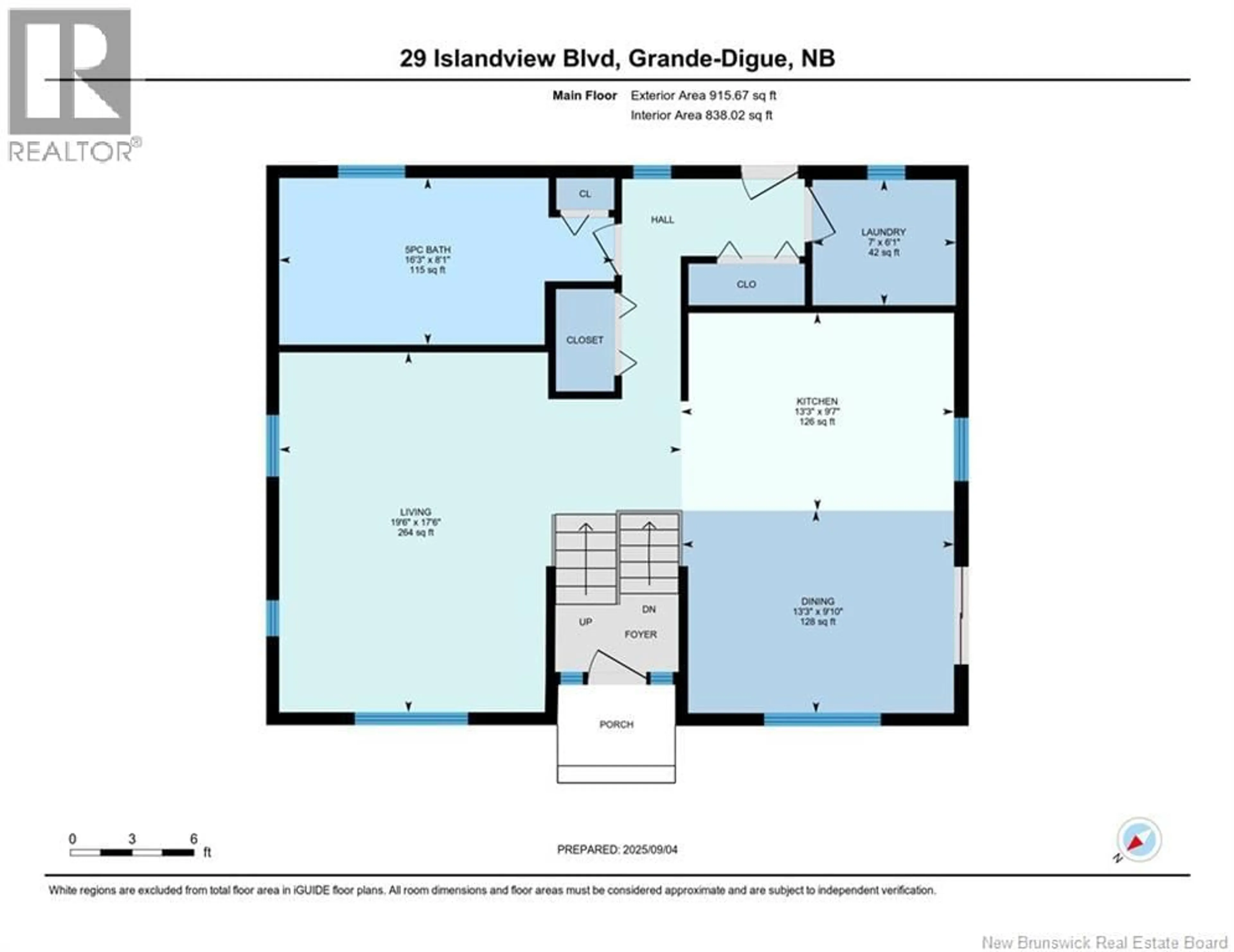 Floor plan for 29 ISLANDVIEW BOULEVARD, Cocagne New Brunswick E4R4M8