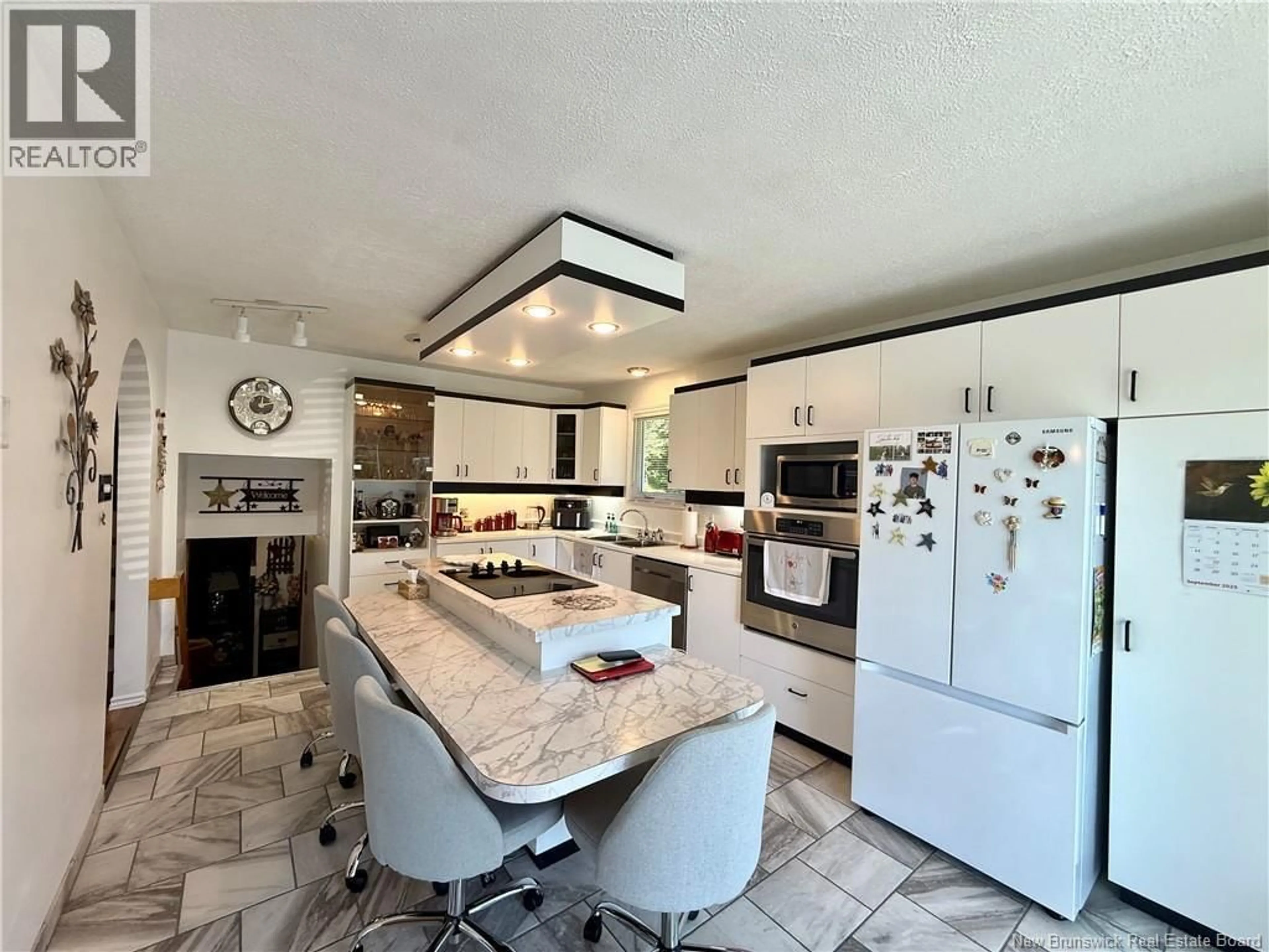 Open concept kitchen, ceramic/tile floor for 95 DES ÉRABLES AVENUE, Clair New Brunswick E7A2B9