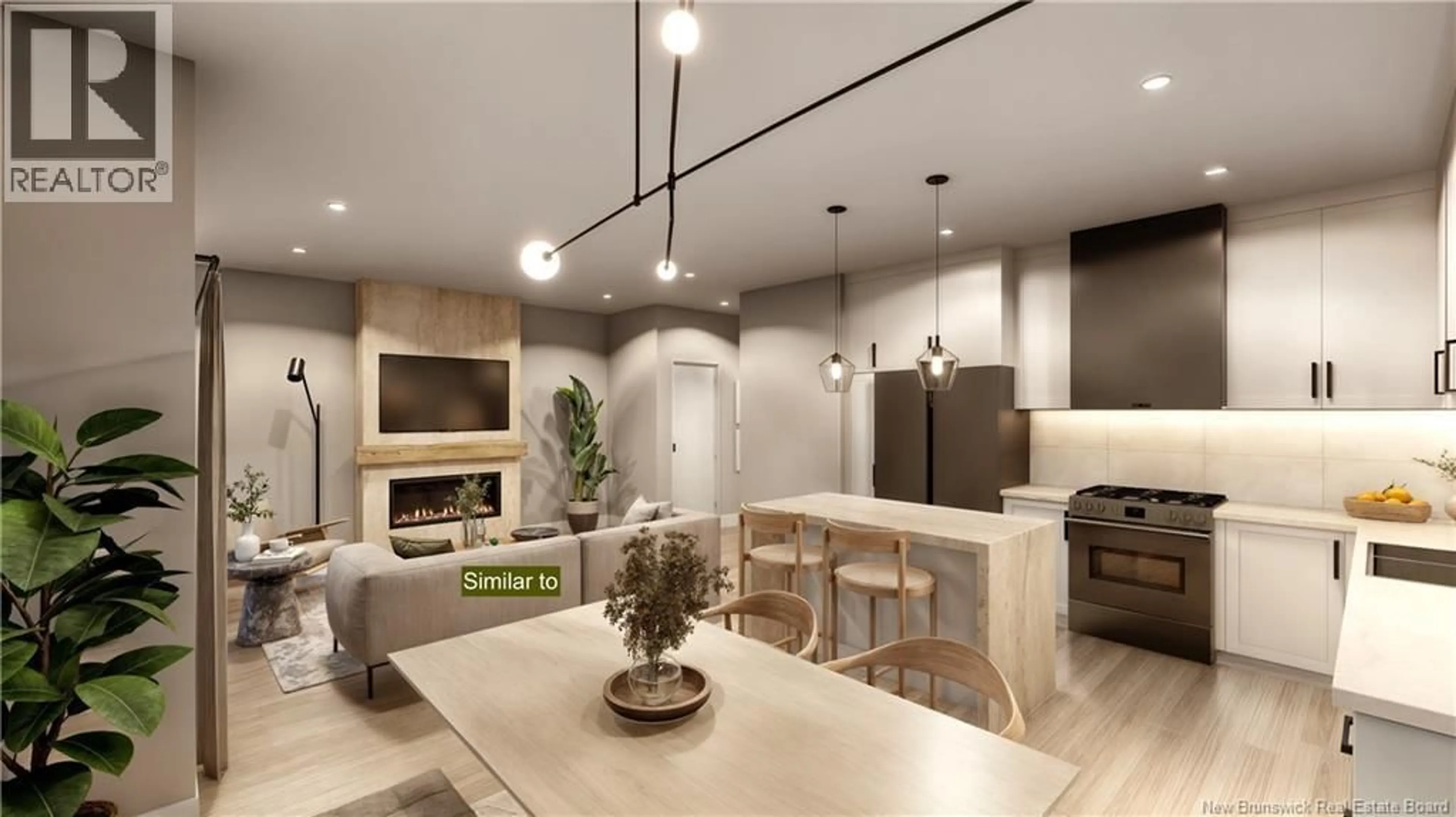 Open concept kitchen, unknown for 57 KAITLYN STREET, Rothesay New Brunswick E2E0M6