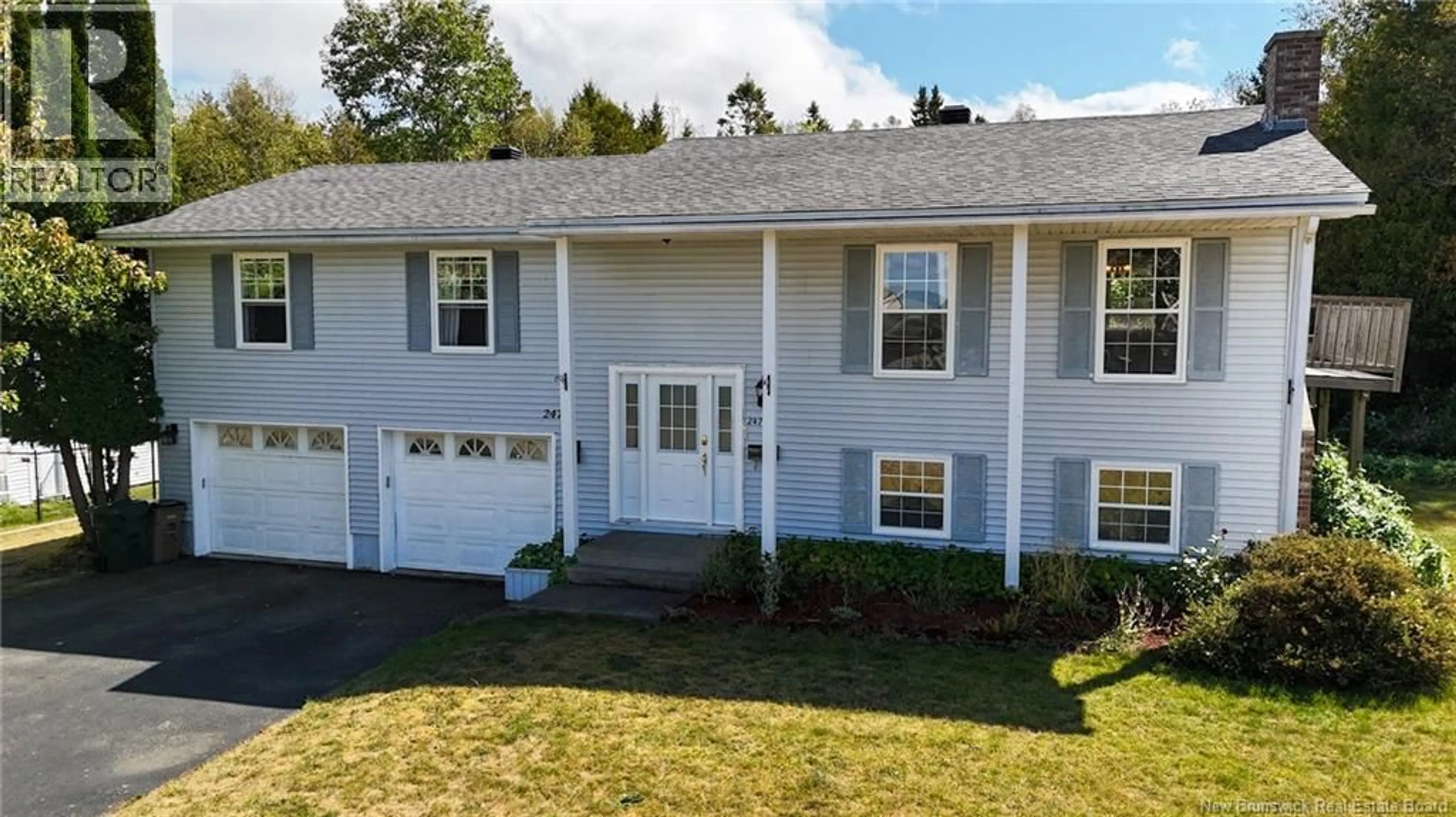 Home with vinyl exterior material, street for 247 BEDELL AVENUE, Saint John New Brunswick E2K2C5