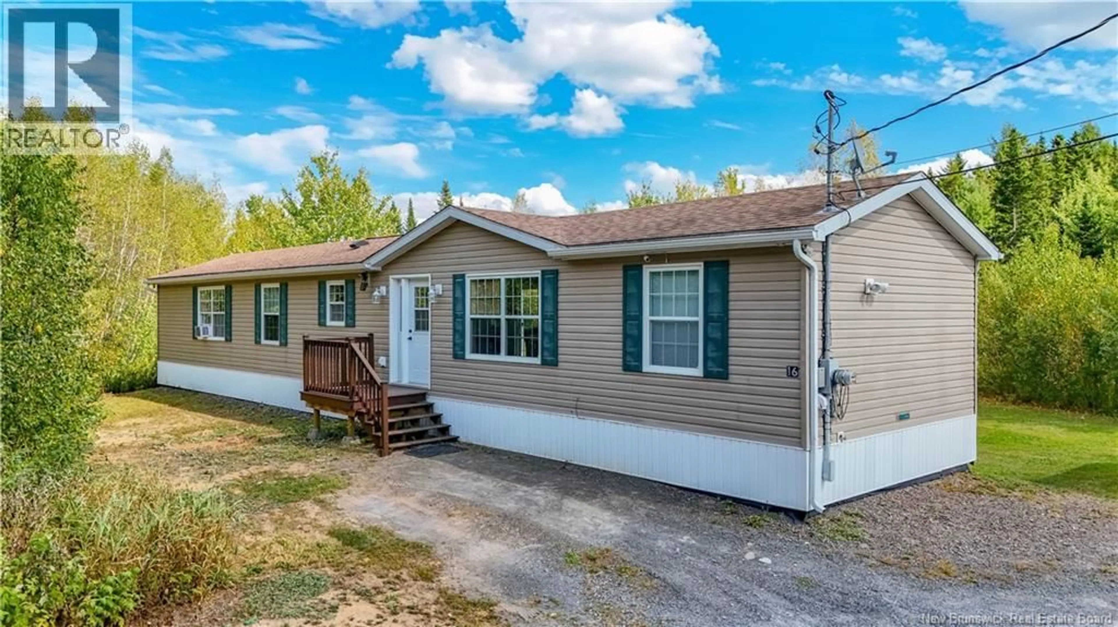 Home with vinyl exterior material, street for 16 LAWLER STREET, Rusagonis New Brunswick E3B0N5