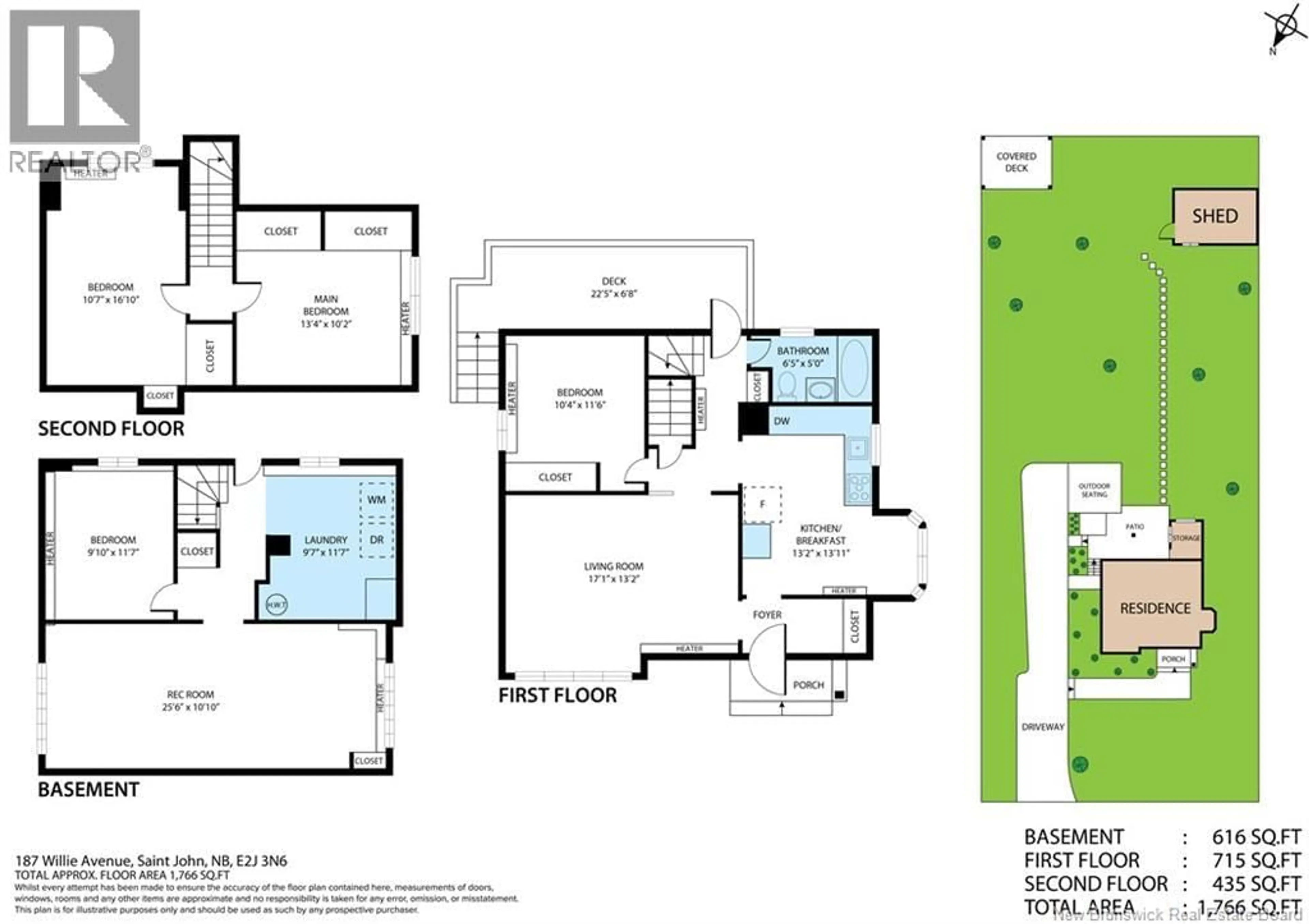 Floor plan for 187 WILLIE AVENUE, Saint John New Brunswick E2J3S6