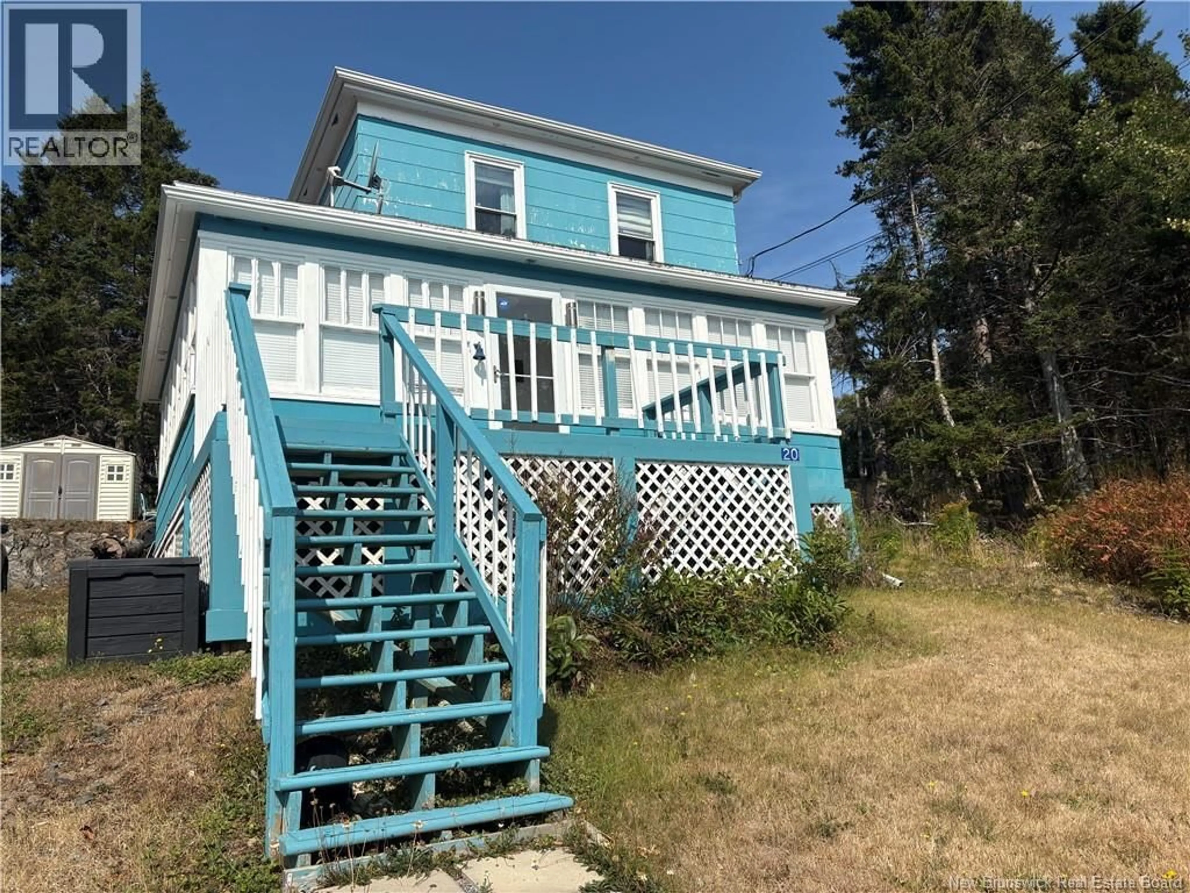 A pic from outside/outdoor area/front of a property/back of a property/a pic from drone, building for 20 BEACH ROAD, Beaver Harbour New Brunswick E5H1M5