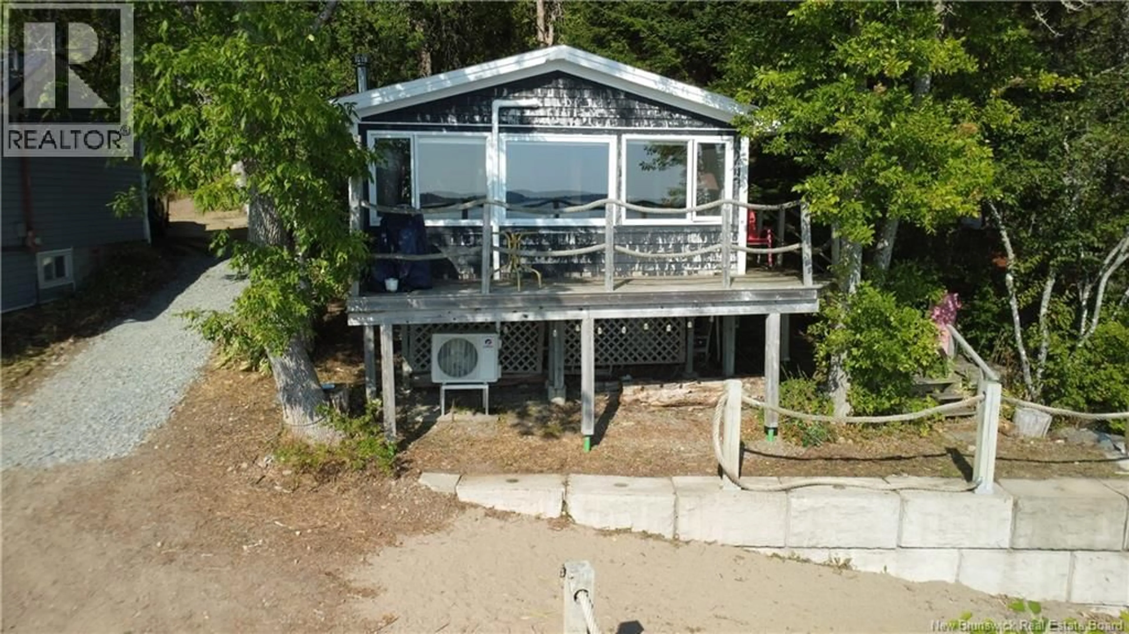 A pic from outside/outdoor area/front of a property/back of a property/a pic from drone, water/lake/river/ocean view for 8 IRVIN LANE, Grand Bay-Westfield New Brunswick E2K2L6