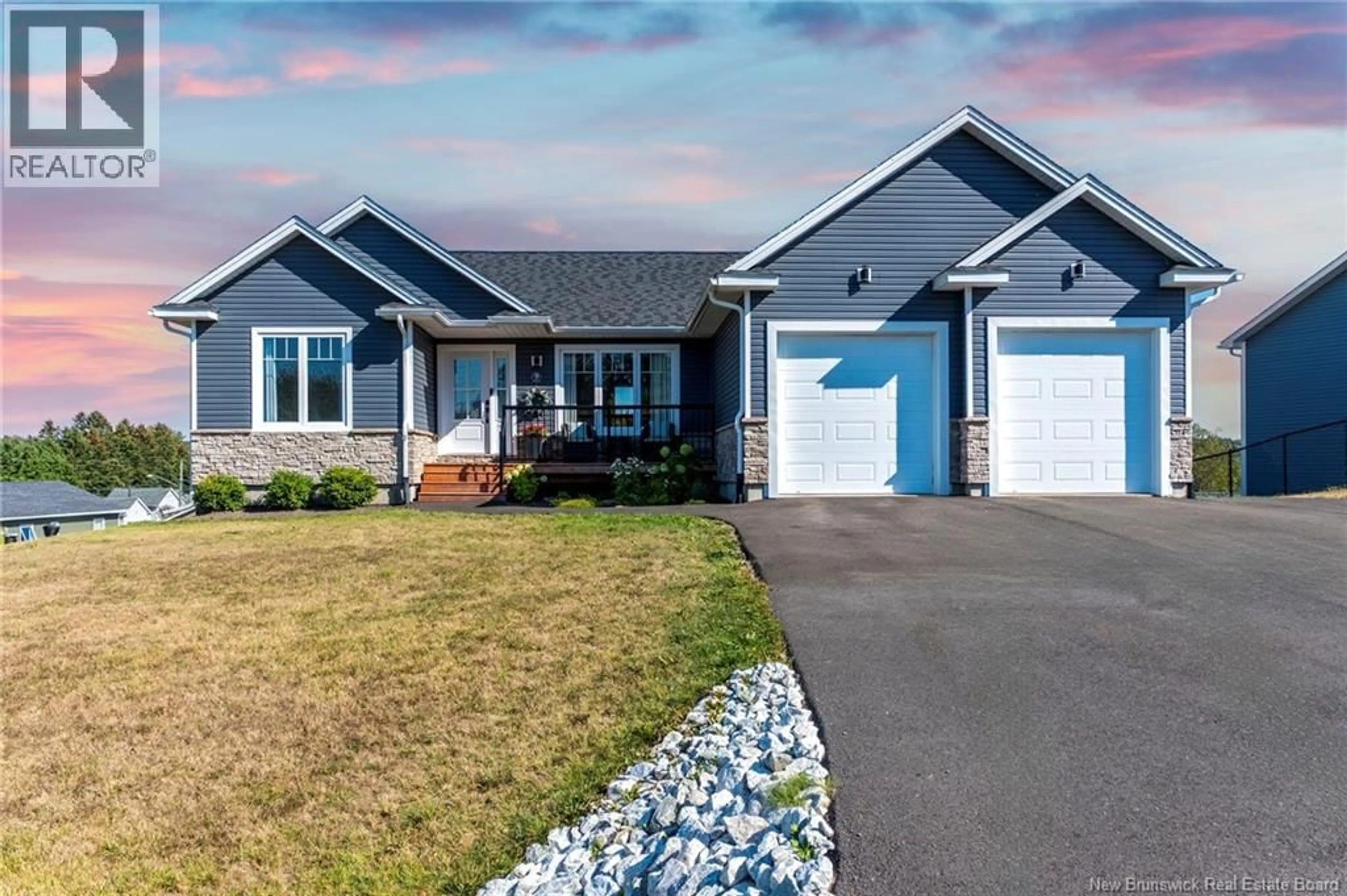 Home with vinyl exterior material, street for 9 APPLE BLOSSOM TRAIL, Hampton New Brunswick E5N0L8