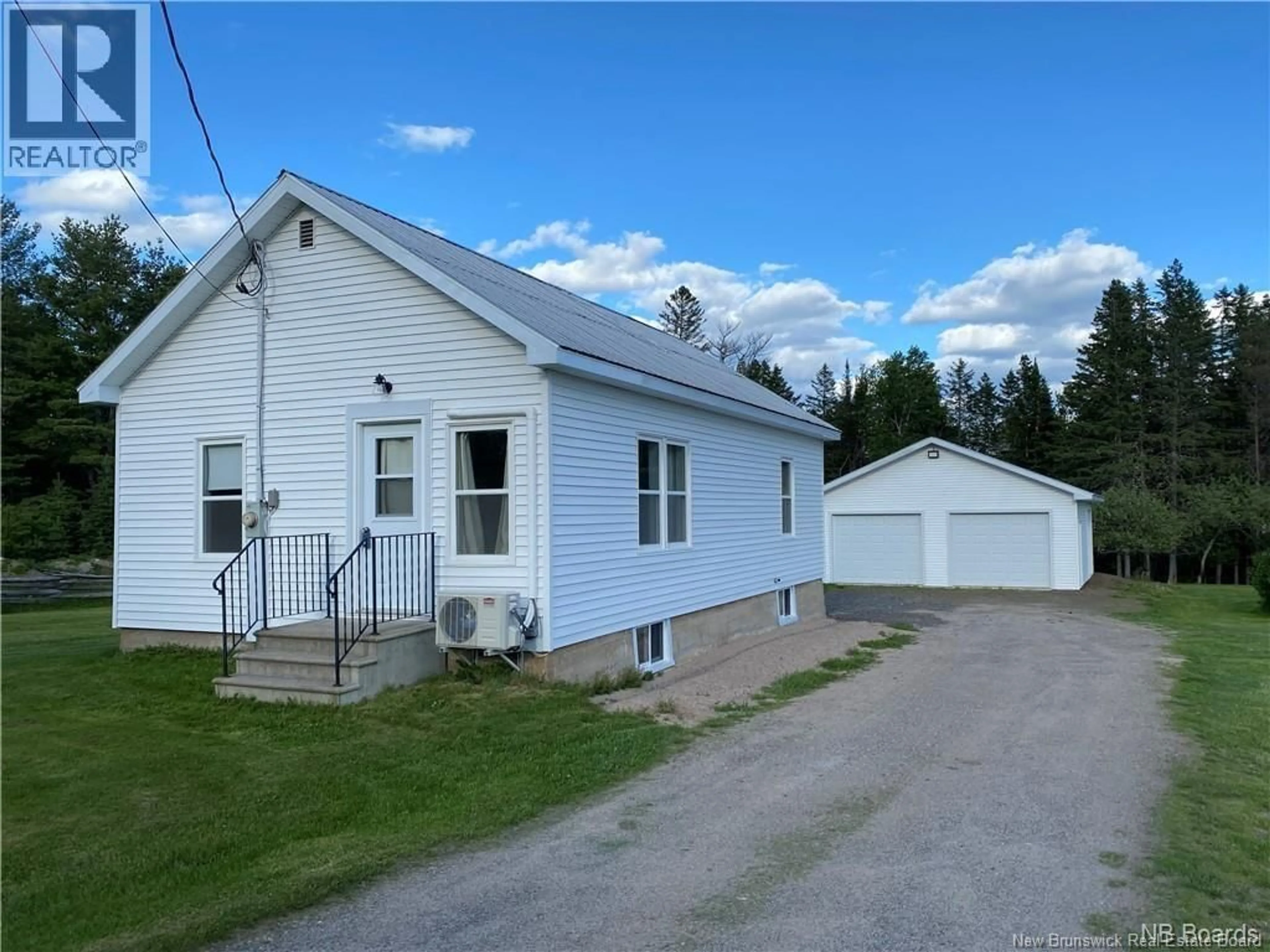 A pic from outside/outdoor area/front of a property/back of a property/a pic from drone, building for 48 JONES FORKS ROAD, Burtts Corner New Brunswick E6L2R1