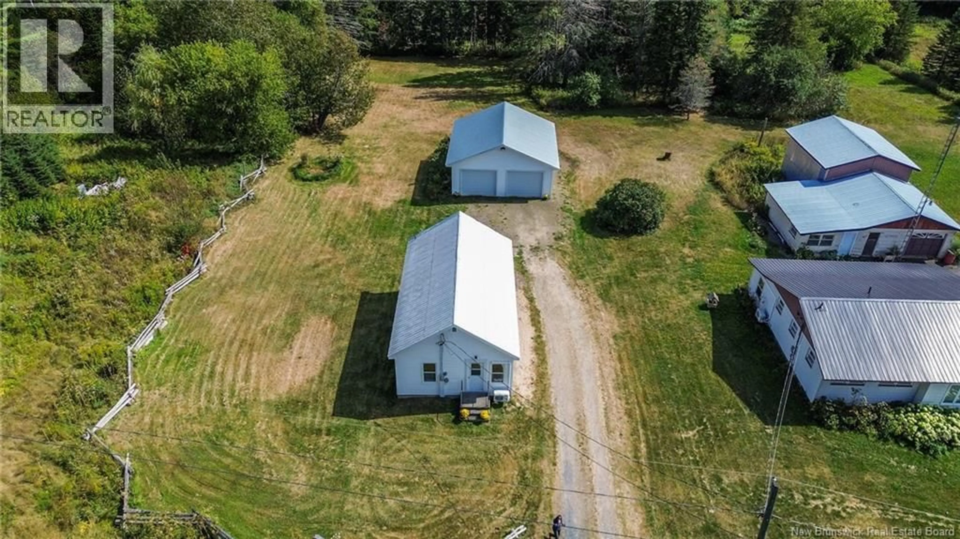 A pic from outside/outdoor area/front of a property/back of a property/a pic from drone, building for 48 JONES FORKS ROAD, Burtts Corner New Brunswick E6L2R1
