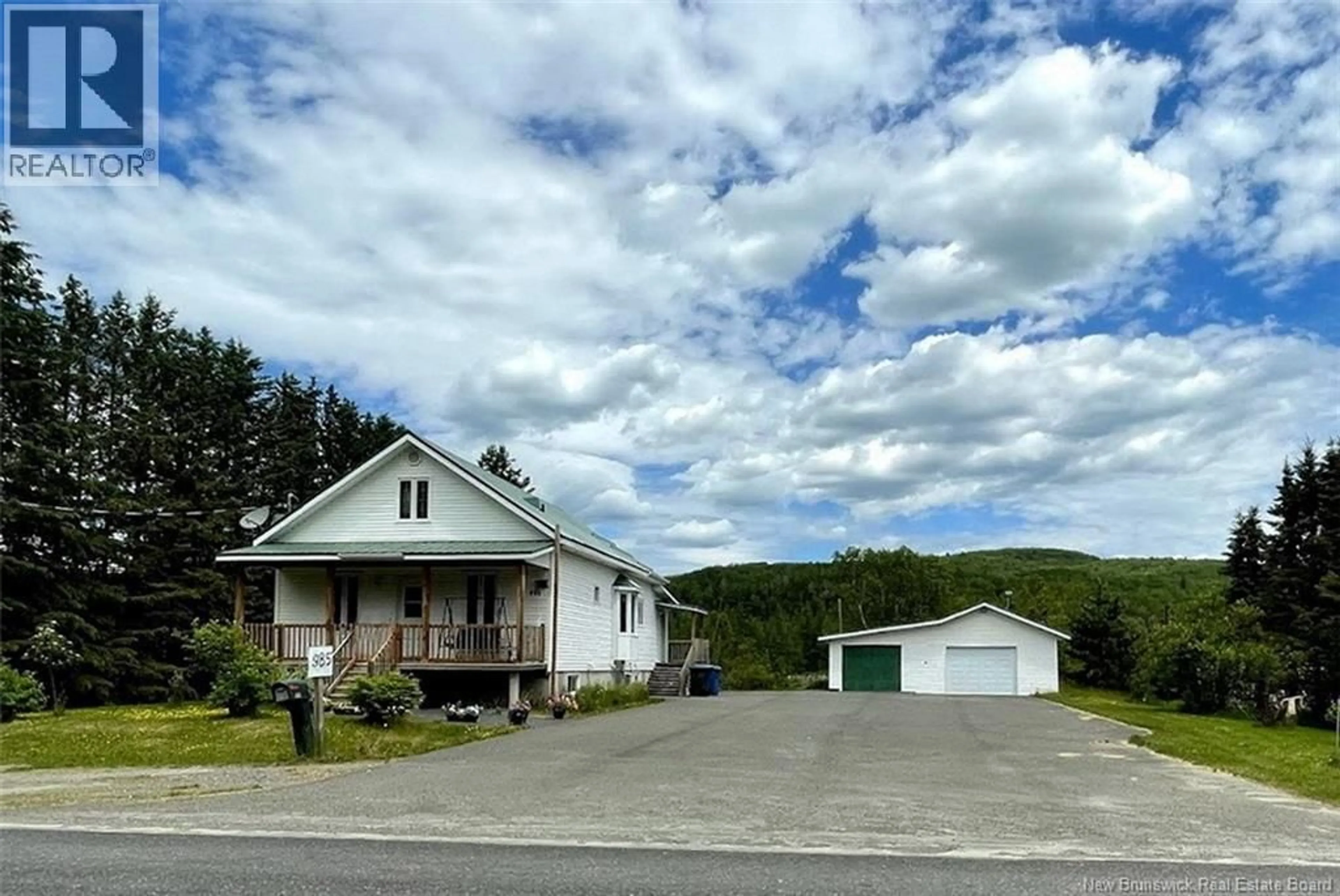 A pic from outside/outdoor area/front of a property/back of a property/a pic from drone, unknown for 985 BAISLEY ROAD, Saint-Jacques New Brunswick E7B2A1