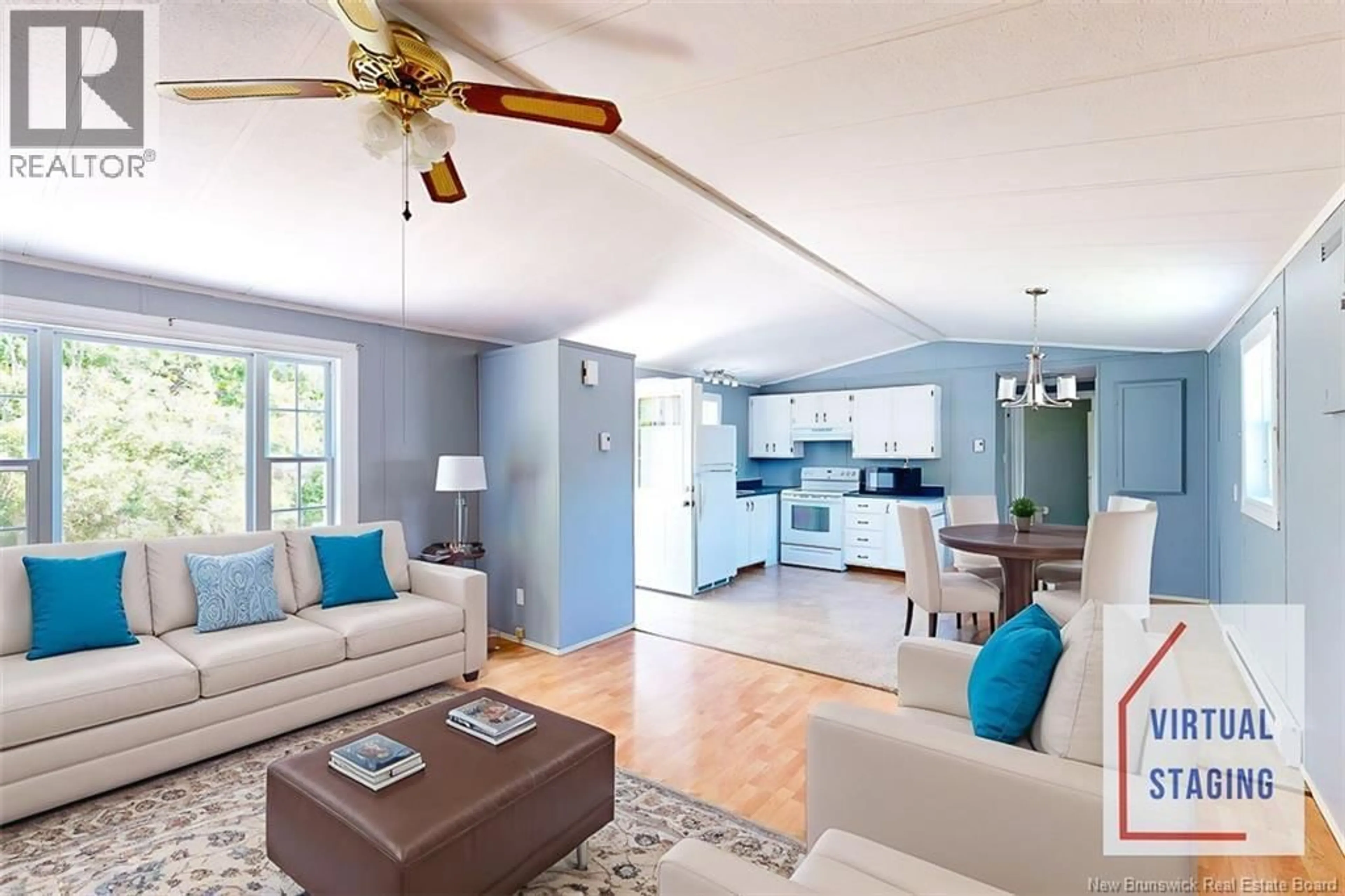 Living room with furniture, wood/laminate floor for 10 DALEY STREET, Lincoln New Brunswick E3B6Z5
