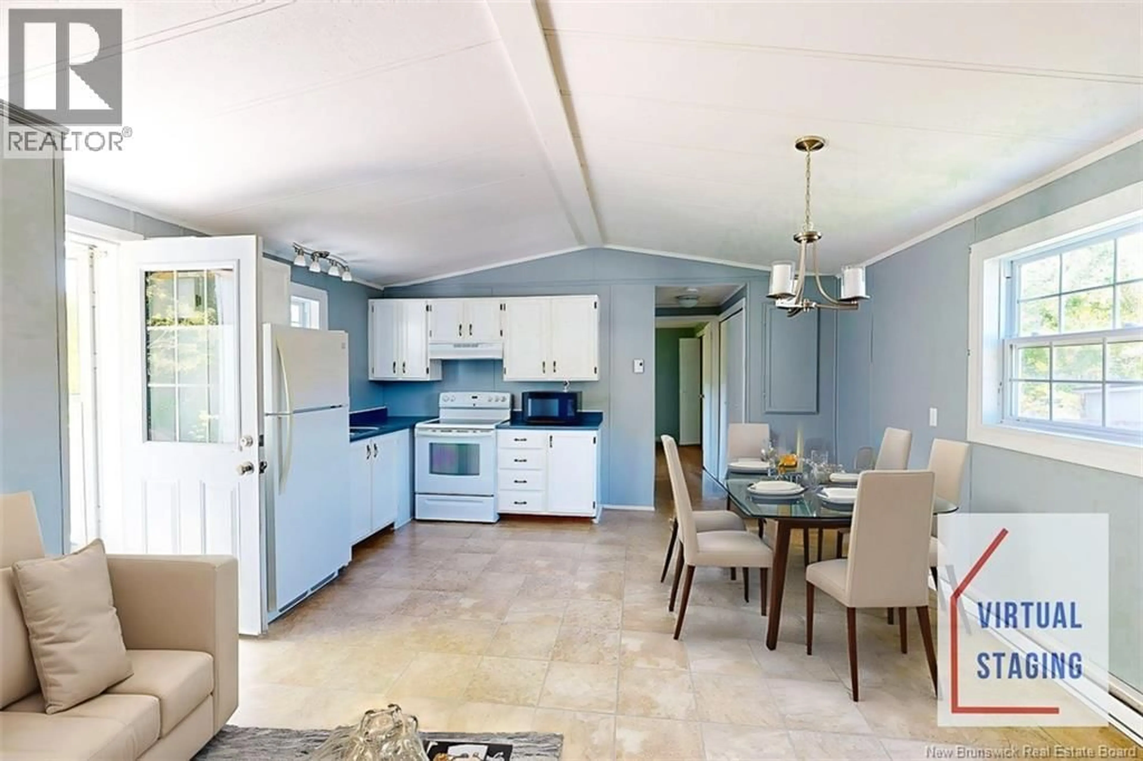 Open concept kitchen, ceramic/tile floor for 10 DALEY STREET, Lincoln New Brunswick E3B6Z5