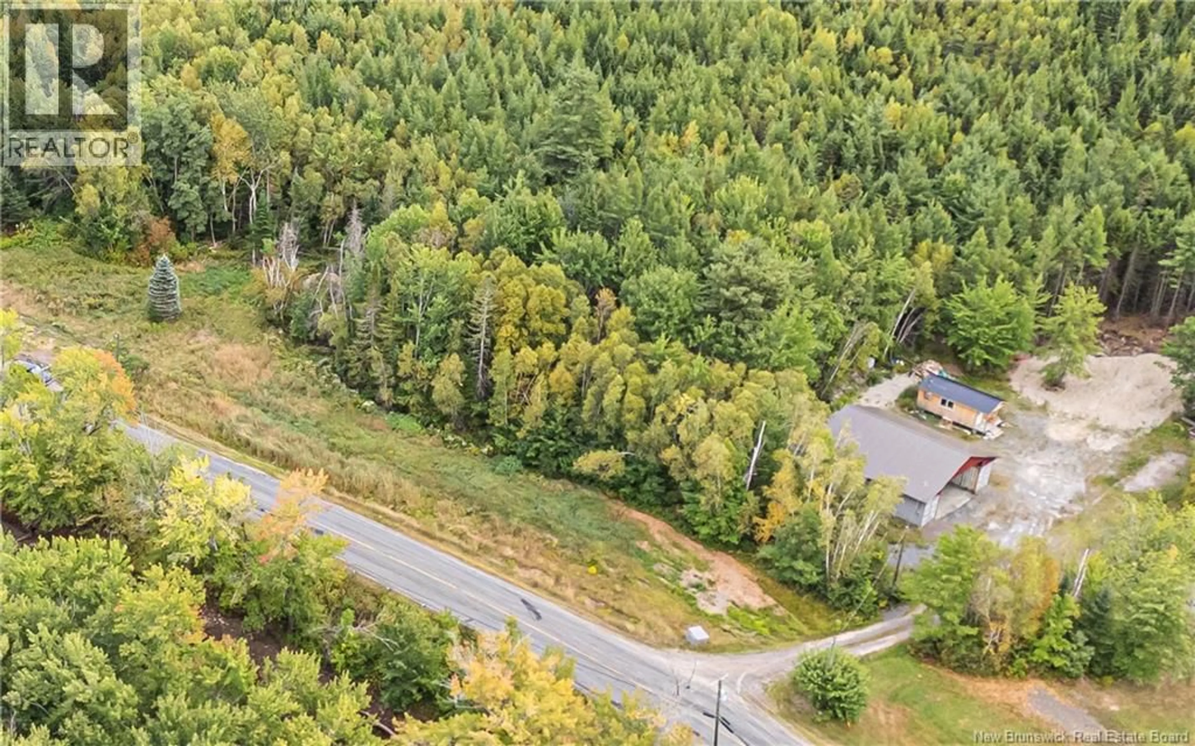 A pic from outside/outdoor area/front of a property/back of a property/a pic from drone, forest/trees view for 349 RUSAGONIS ROAD, Rusagonis New Brunswick E3B8X2