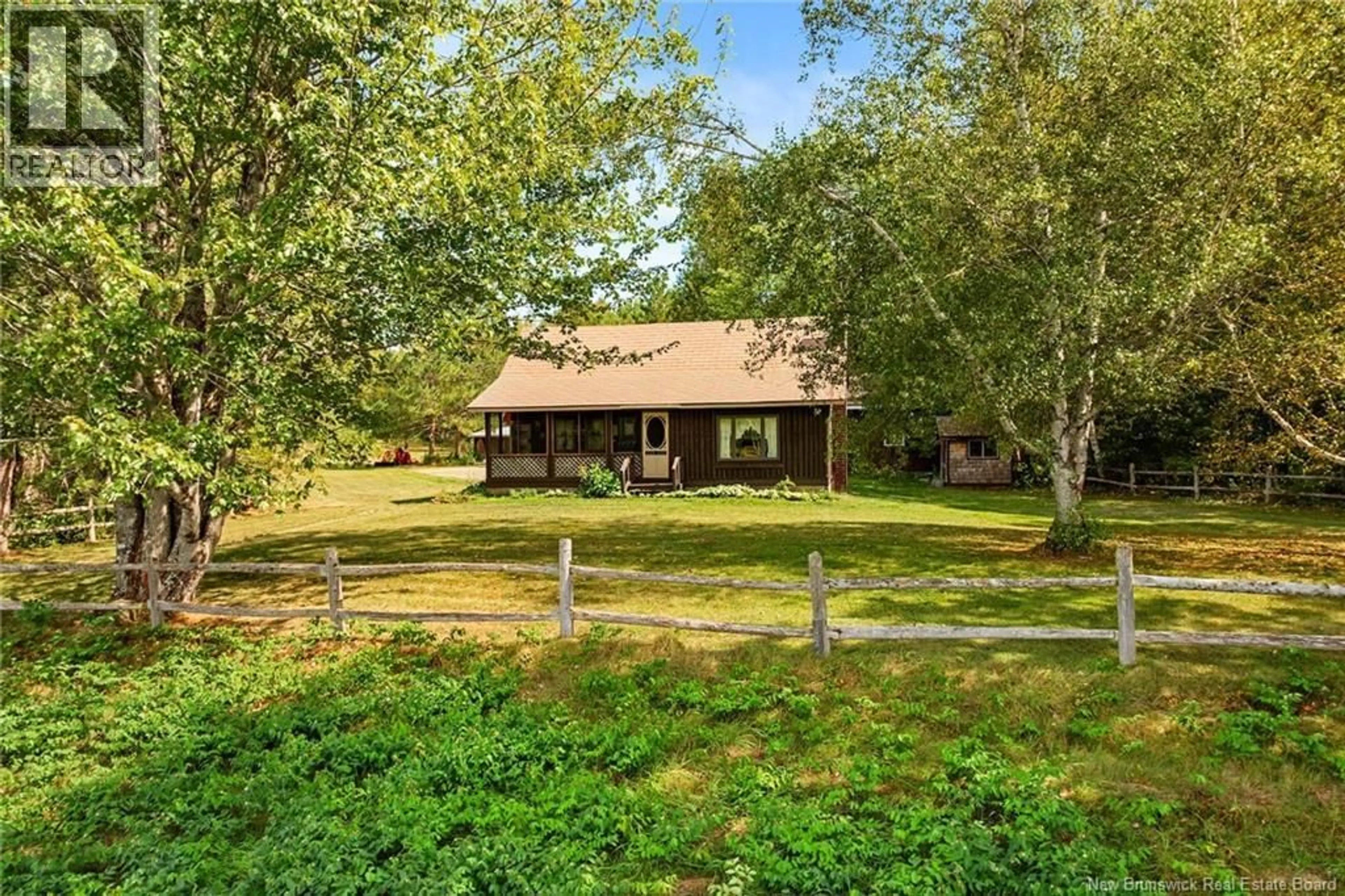A pic from outside/outdoor area/front of a property/back of a property/a pic from drone, unknown for 135 HOPKINS ROAD, Gaspereau Forks New Brunswick E4A2E6