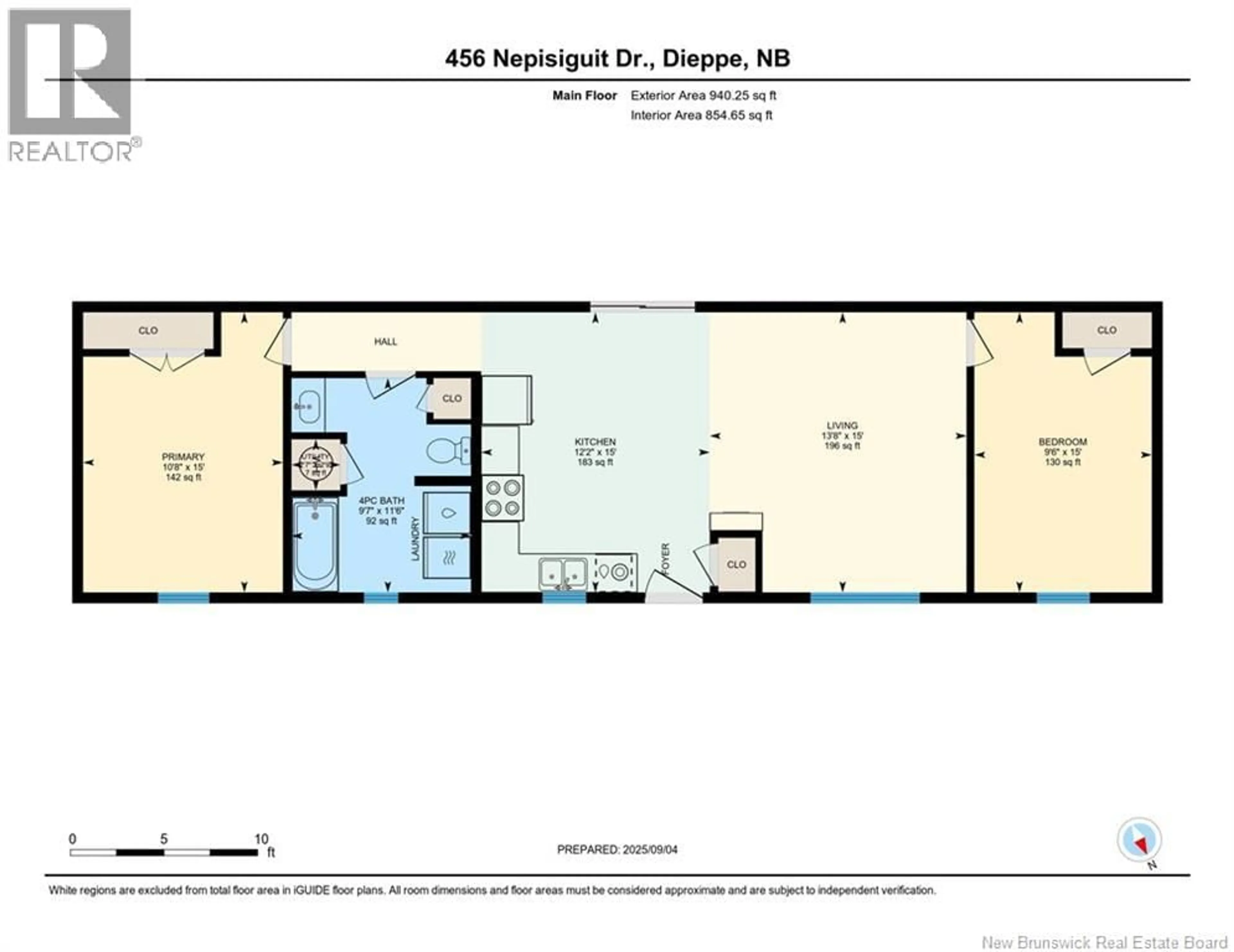 Floor plan for 456 NEPISIGUIT DRIVE, Dieppe New Brunswick E1A0P6