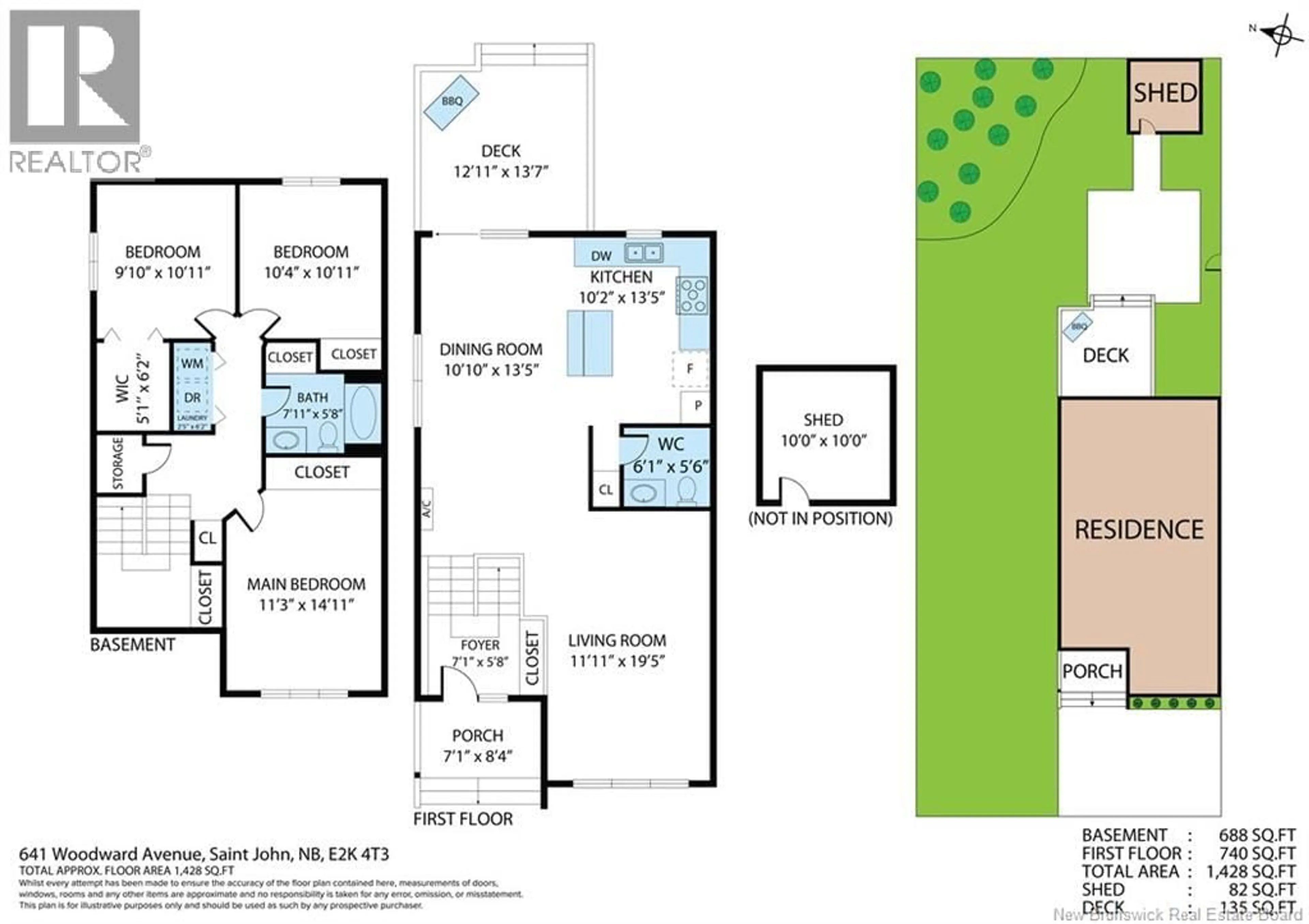 Floor plan for 641 WOODWARD AVENUE, Saint John New Brunswick E2K5K1