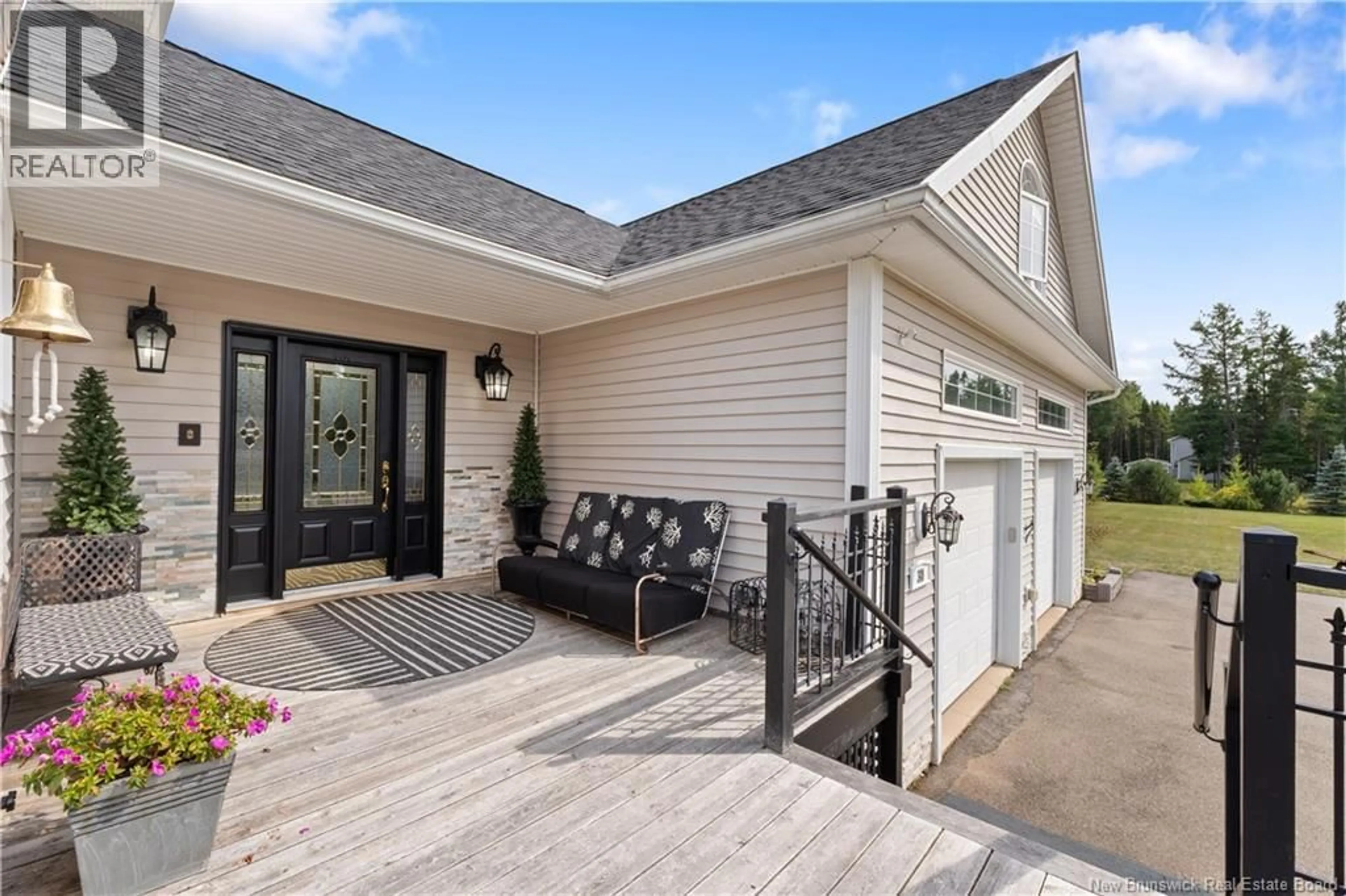 Home with vinyl exterior material, street for 31 NEW ENGLAND DRIVE, Upper Coverdale New Brunswick E1J2B8