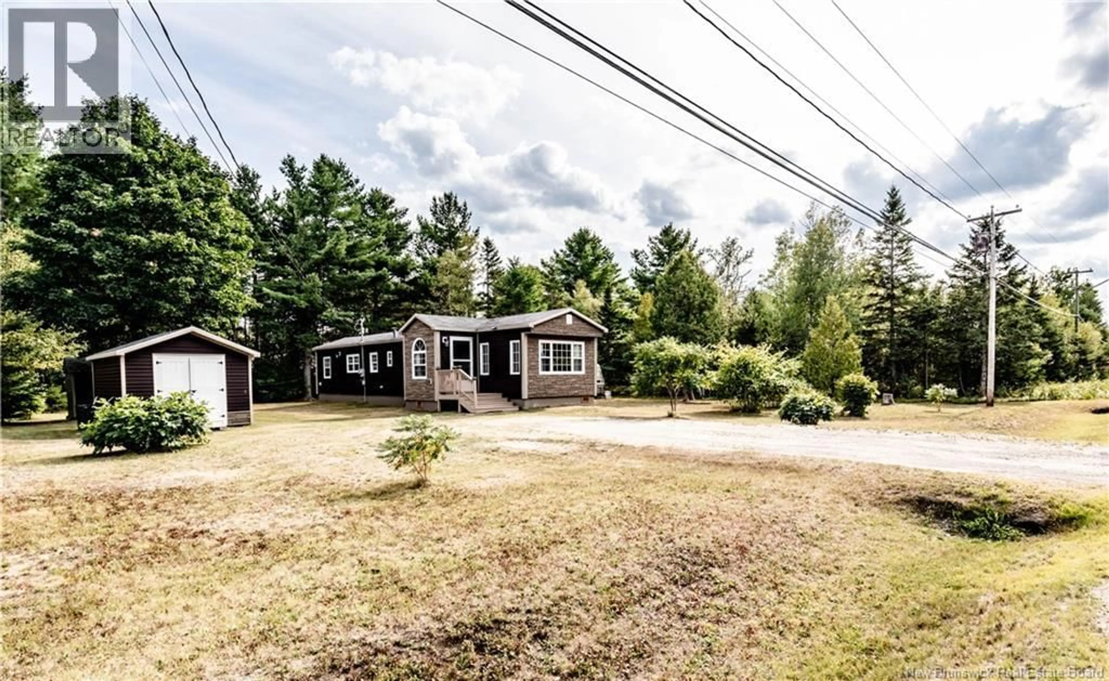 A pic from outside/outdoor area/front of a property/back of a property/a pic from drone, street for 311 SAINT-CHARLES SUD ROAD, Saint-Charles New Brunswick E4W4V5
