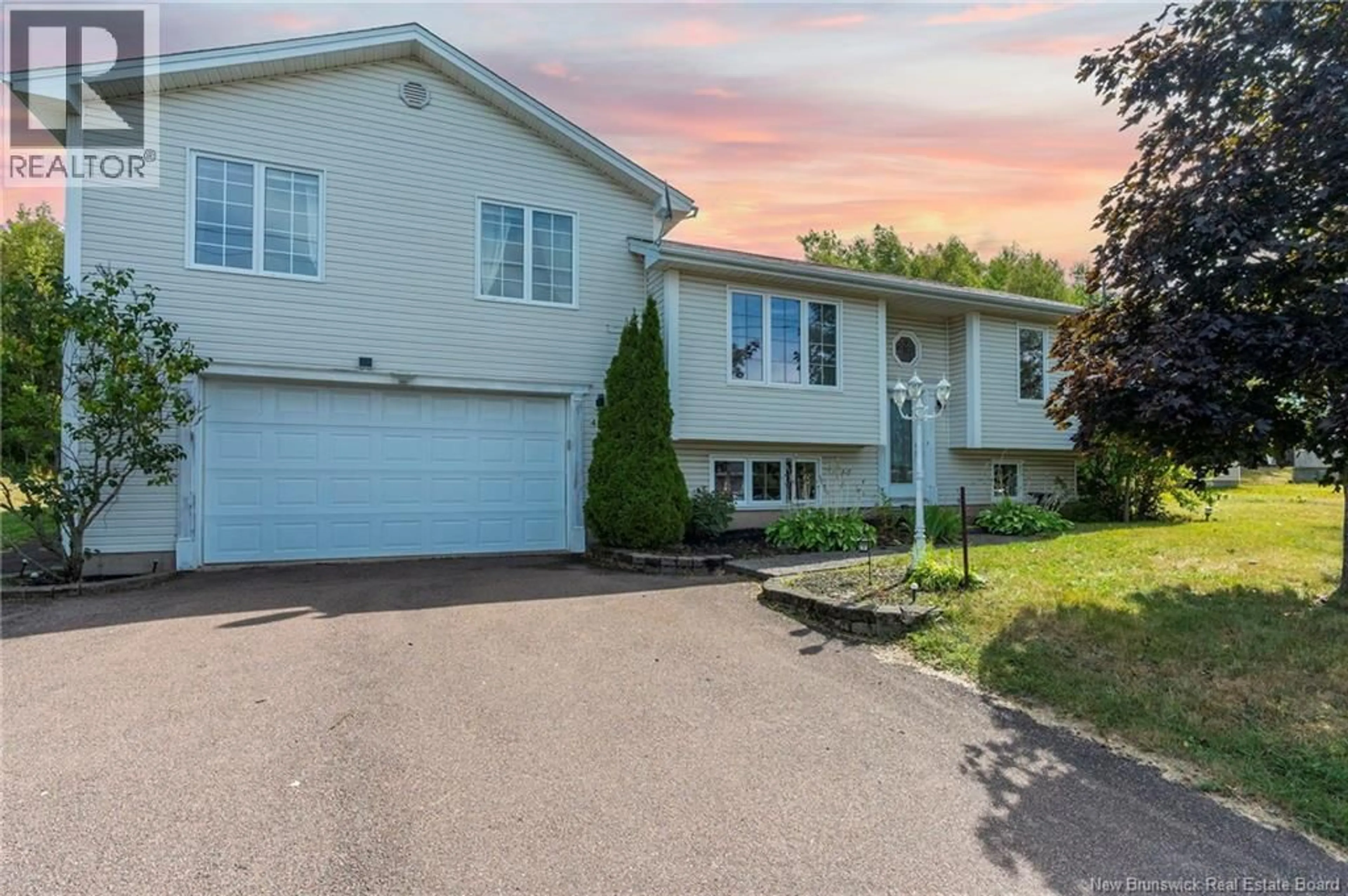 Home with vinyl exterior material, street for 434 FOX CREEK ROAD, Dieppe New Brunswick E1A7M7