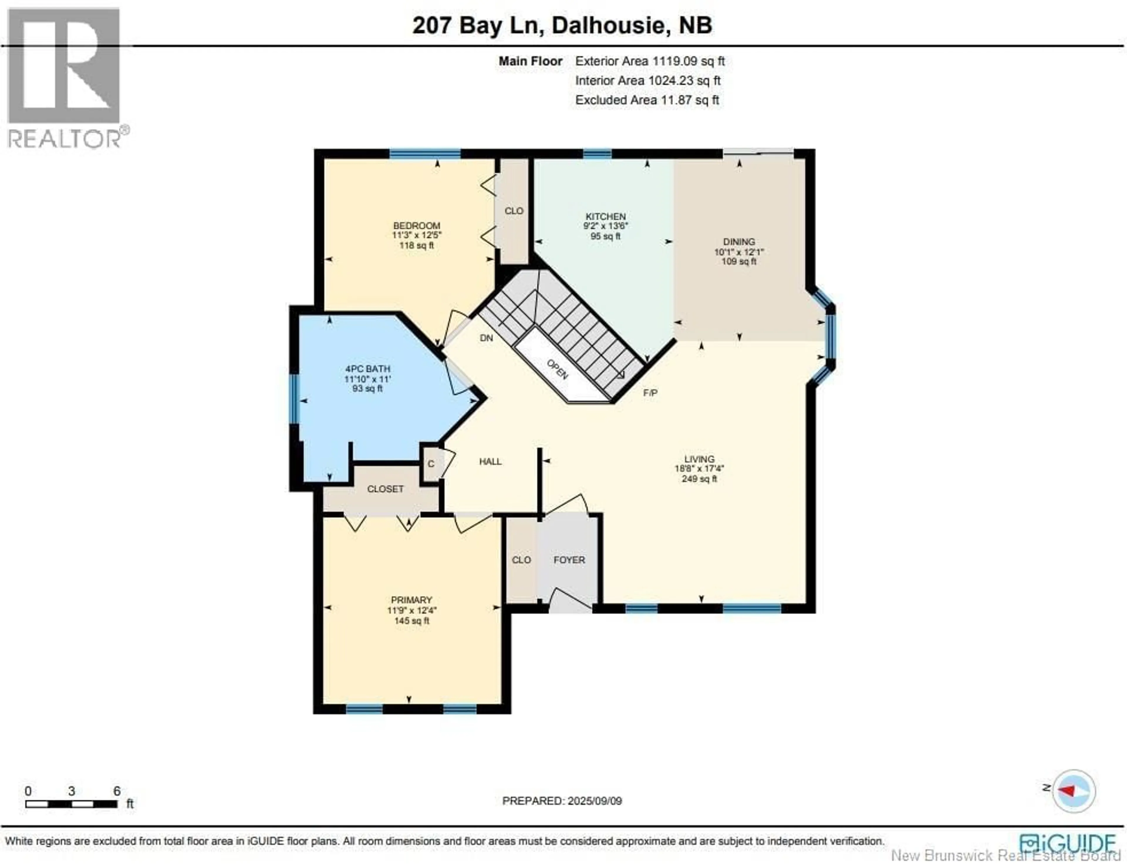 Floor plan for 207 BAY LANE, Dalhousie New Brunswick E8C1C7