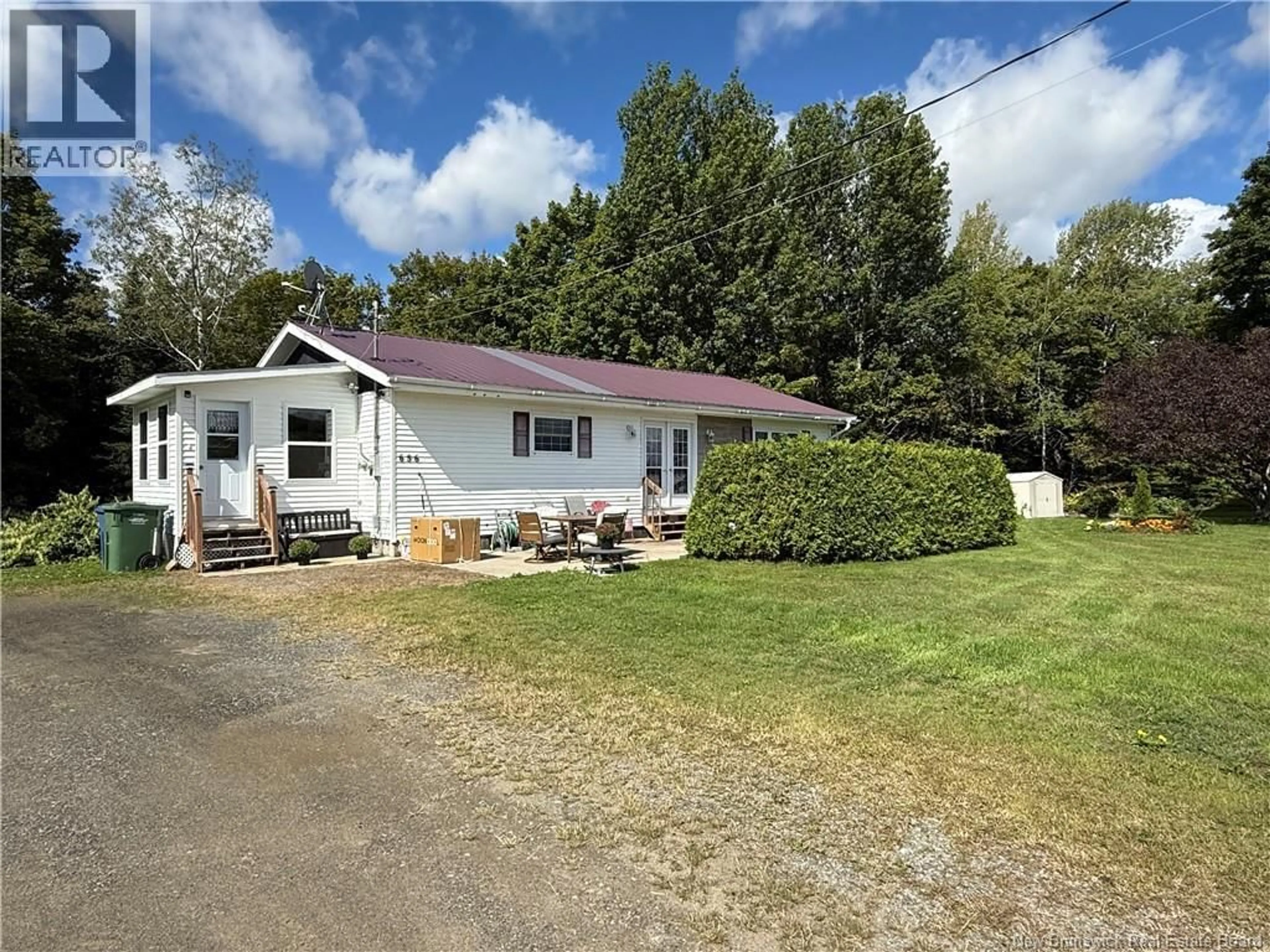 A pic from outside/outdoor area/front of a property/back of a property/a pic from drone, unknown for 686 CALIFORNIA SETTLEMENT ROAD, California Settlement New Brunswick E3Z1X3