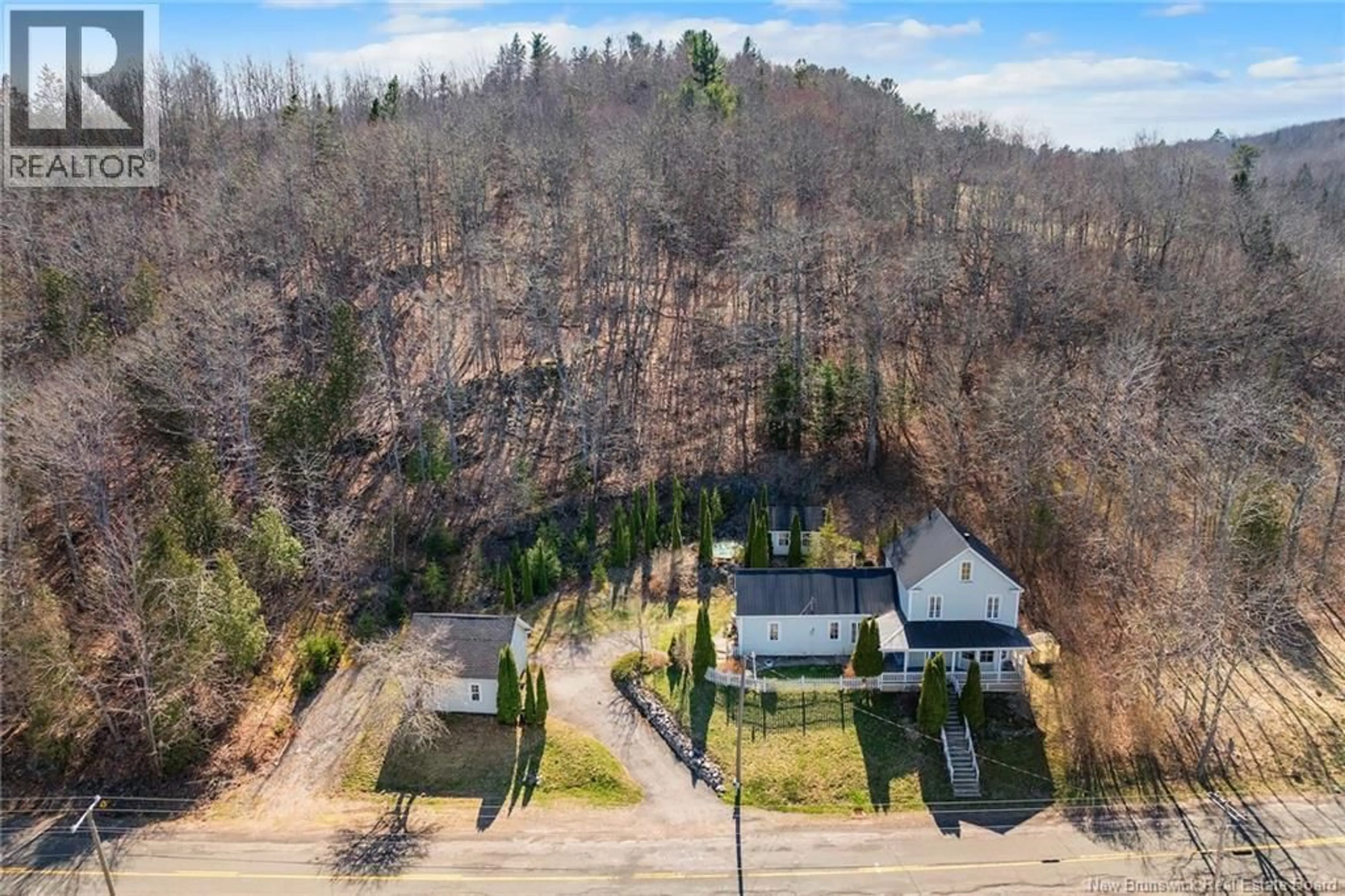 A pic from outside/outdoor area/front of a property/back of a property/a pic from drone, unknown for 5298 ROUTE 102, Hampstead New Brunswick E5M2C2