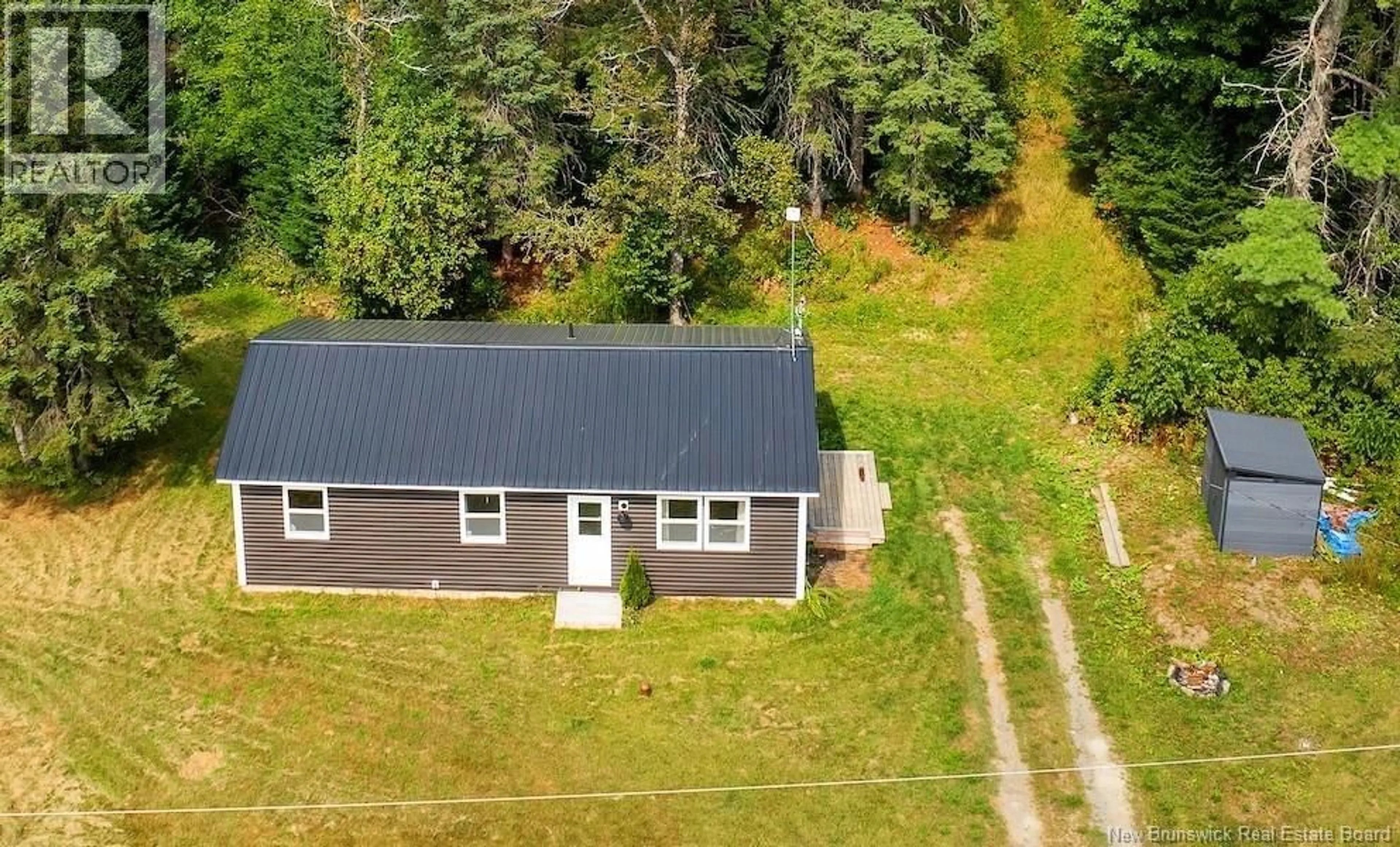 A pic from outside/outdoor area/front of a property/back of a property/a pic from drone, building for 1337 HARTIN SETTLEMENT ROAD, Canterbury New Brunswick E6H1S2
