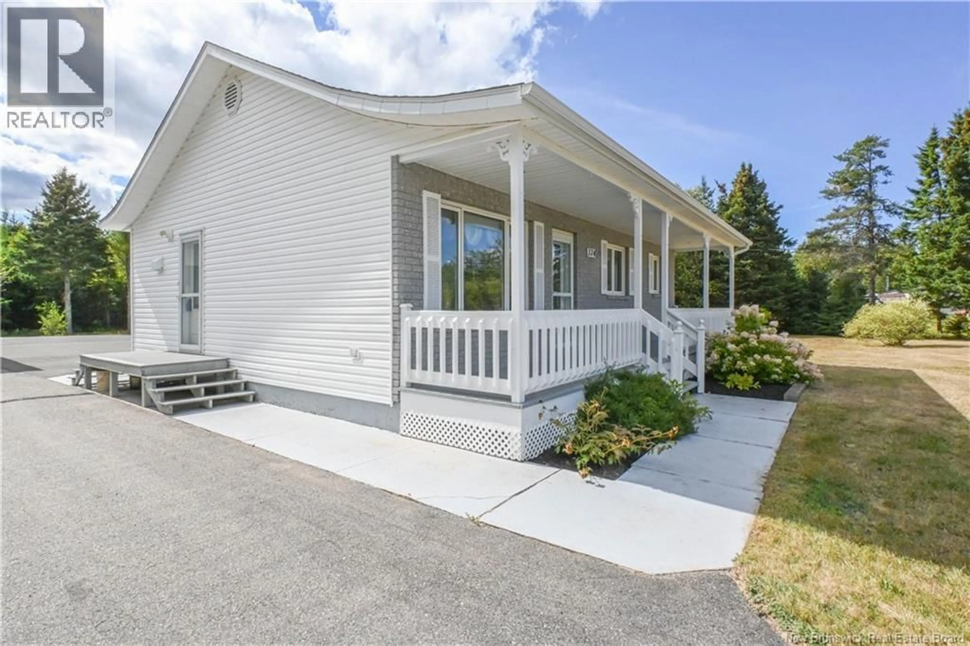 Home with vinyl exterior material, street for 374 FOUR ROADS ROAD, Six Roads New Brunswick E1X2Z6