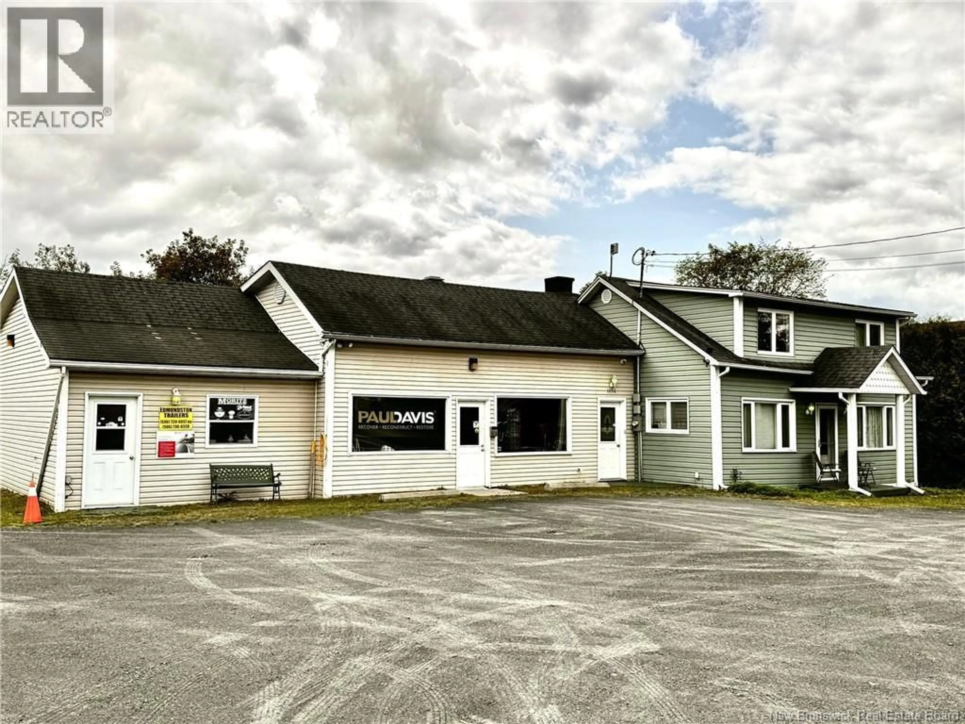 A pic from outside/outdoor area/front of a property/back of a property/a pic from drone, building for 1096 PRINCIPALE STREET, Saint-Basile New Brunswick E7C1L5