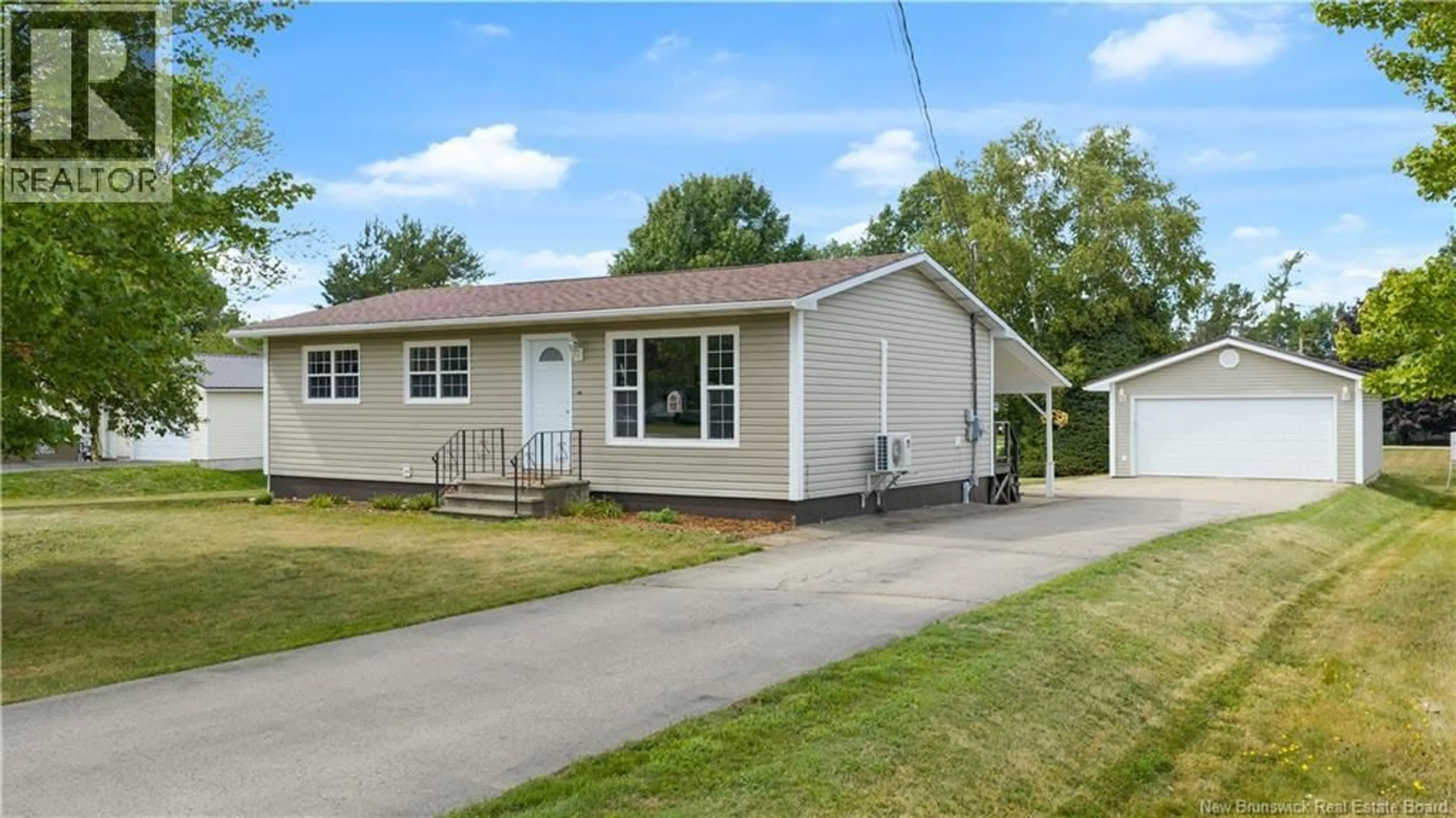 Home with vinyl exterior material, street for 1308 POST ROAD, Sussex Corner New Brunswick E4E2V5
