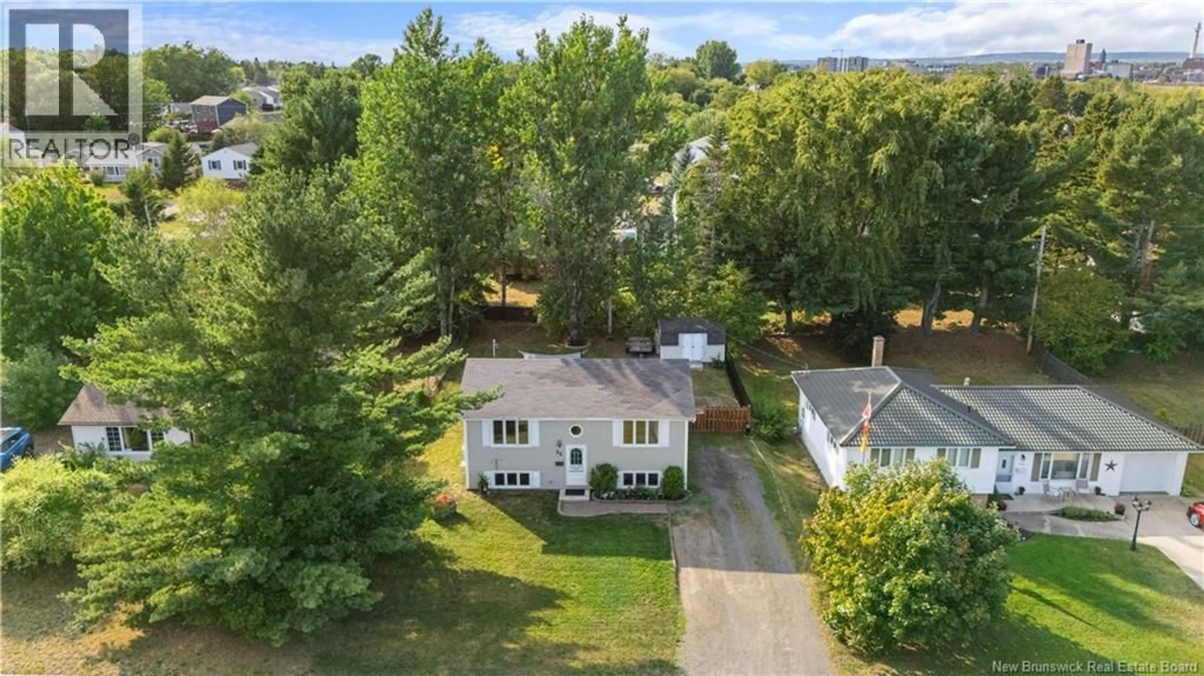 A pic from outside/outdoor area/front of a property/back of a property/a pic from drone, unknown for 22 COSBURN DRIVE, Riverview New Brunswick E1B1A3