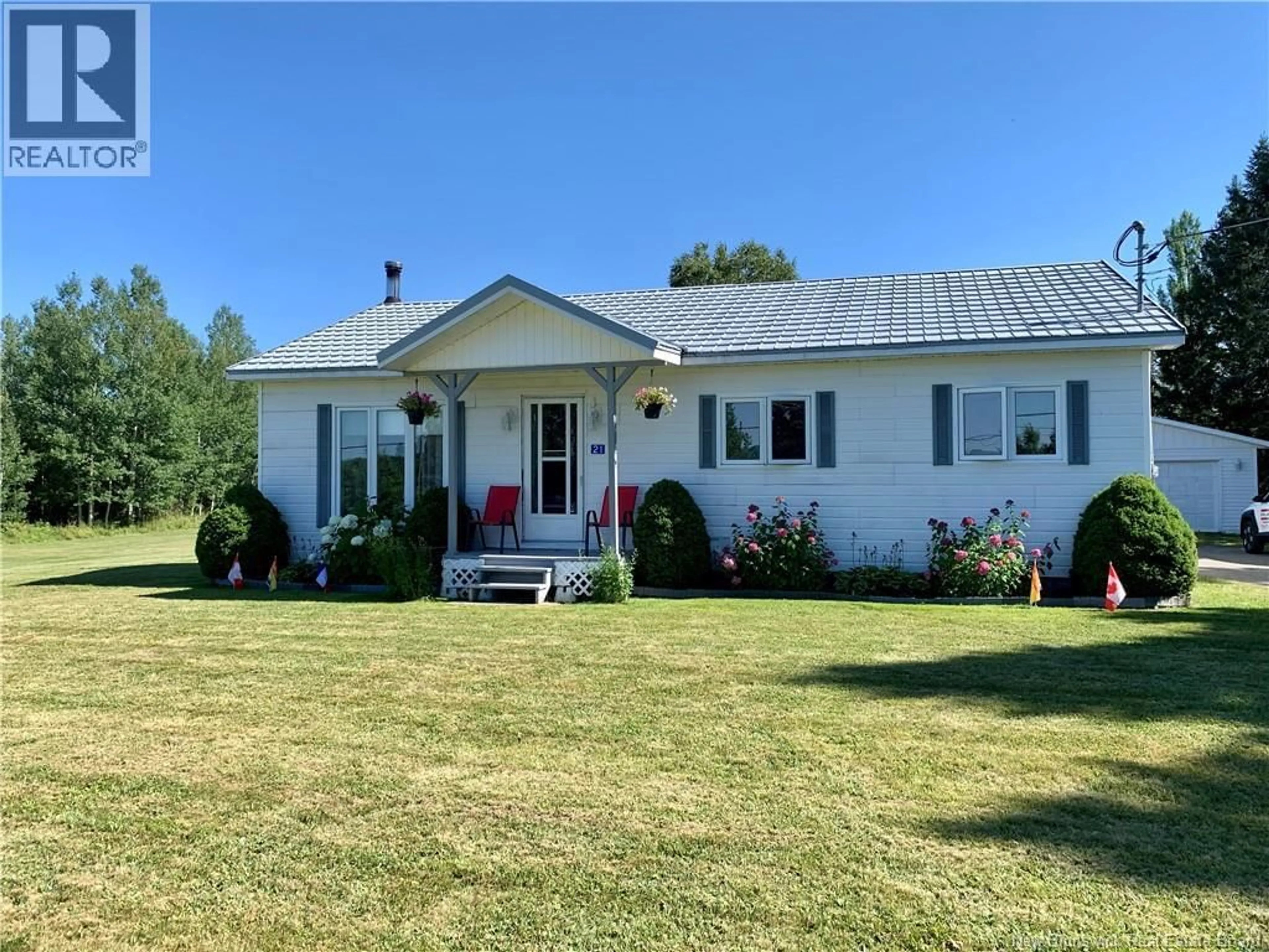 A pic from outside/outdoor area/front of a property/back of a property/a pic from drone, unknown for 21 MALENFANT, Dundee New Brunswick E8E1W8
