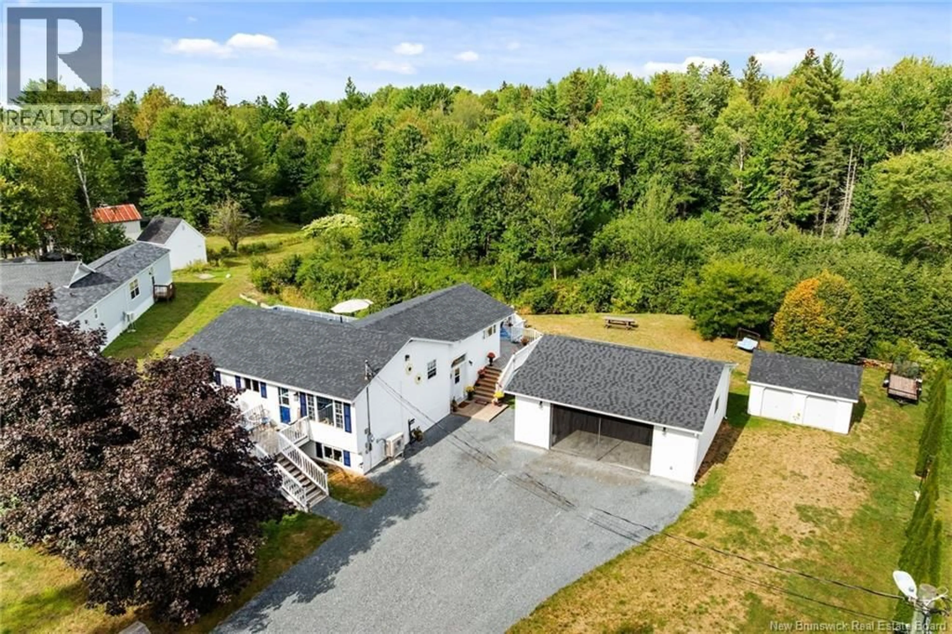 A pic from outside/outdoor area/front of a property/back of a property/a pic from drone, street for 106 LANDING ROAD, Geary New Brunswick E2V3Z2