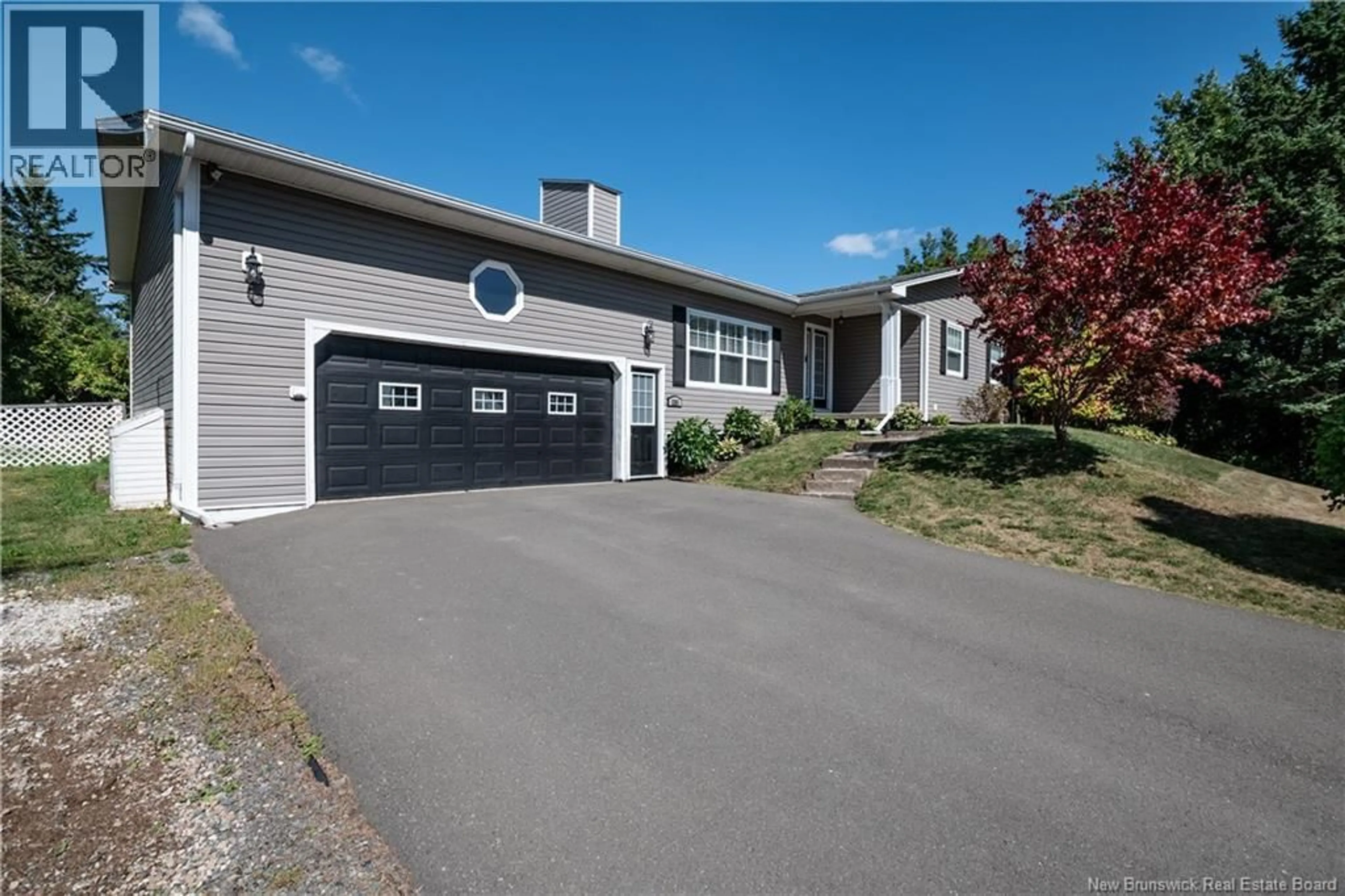 Home with vinyl exterior material, street for 3261 MOUNTAIN ROAD, Moncton New Brunswick E1G2X1