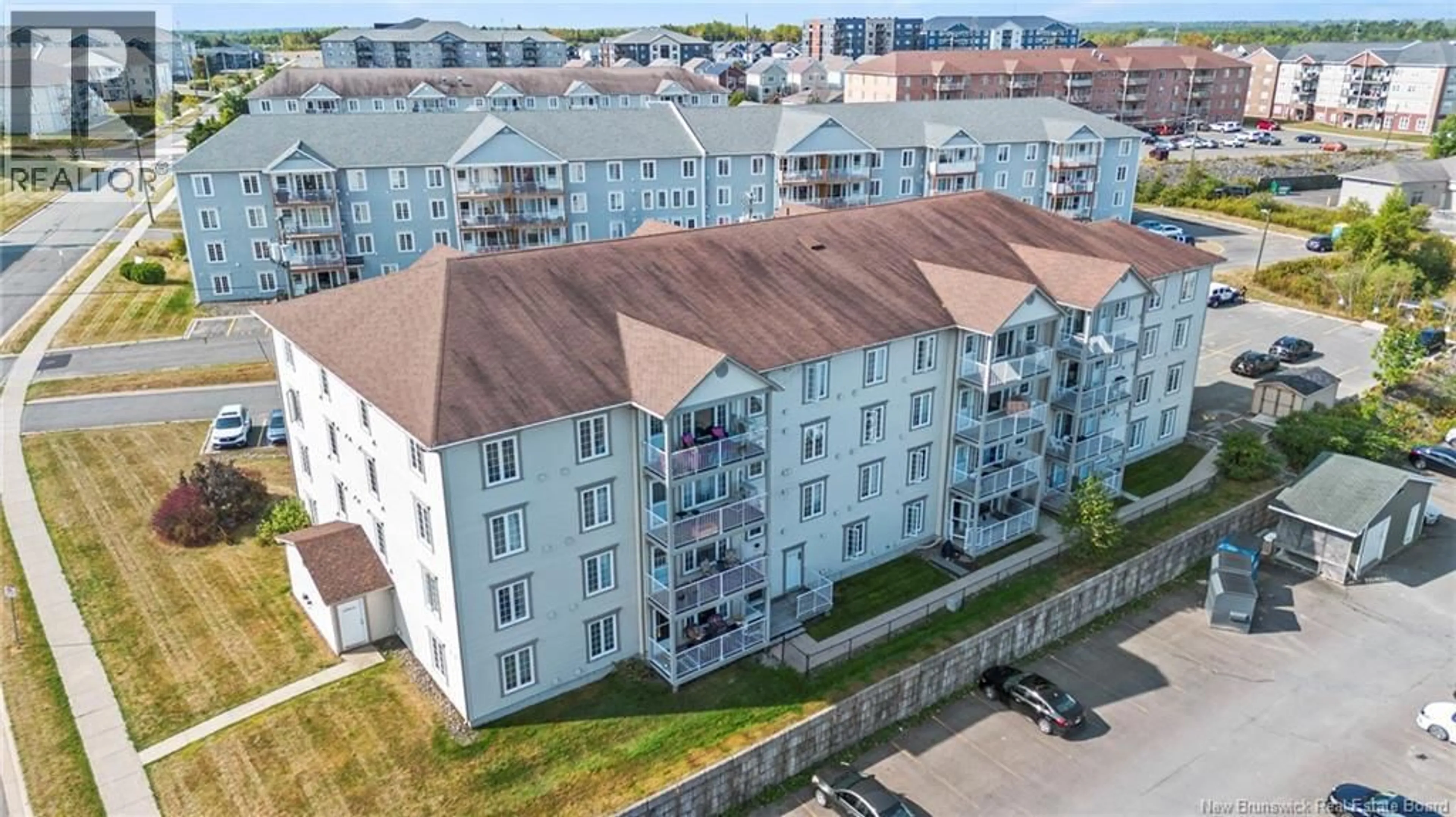 A pic from outside/outdoor area/front of a property/back of a property/a pic from drone, city buildings view from balcony for 2 - 35 LIAN STREET, Fredericton New Brunswick E3C0A8