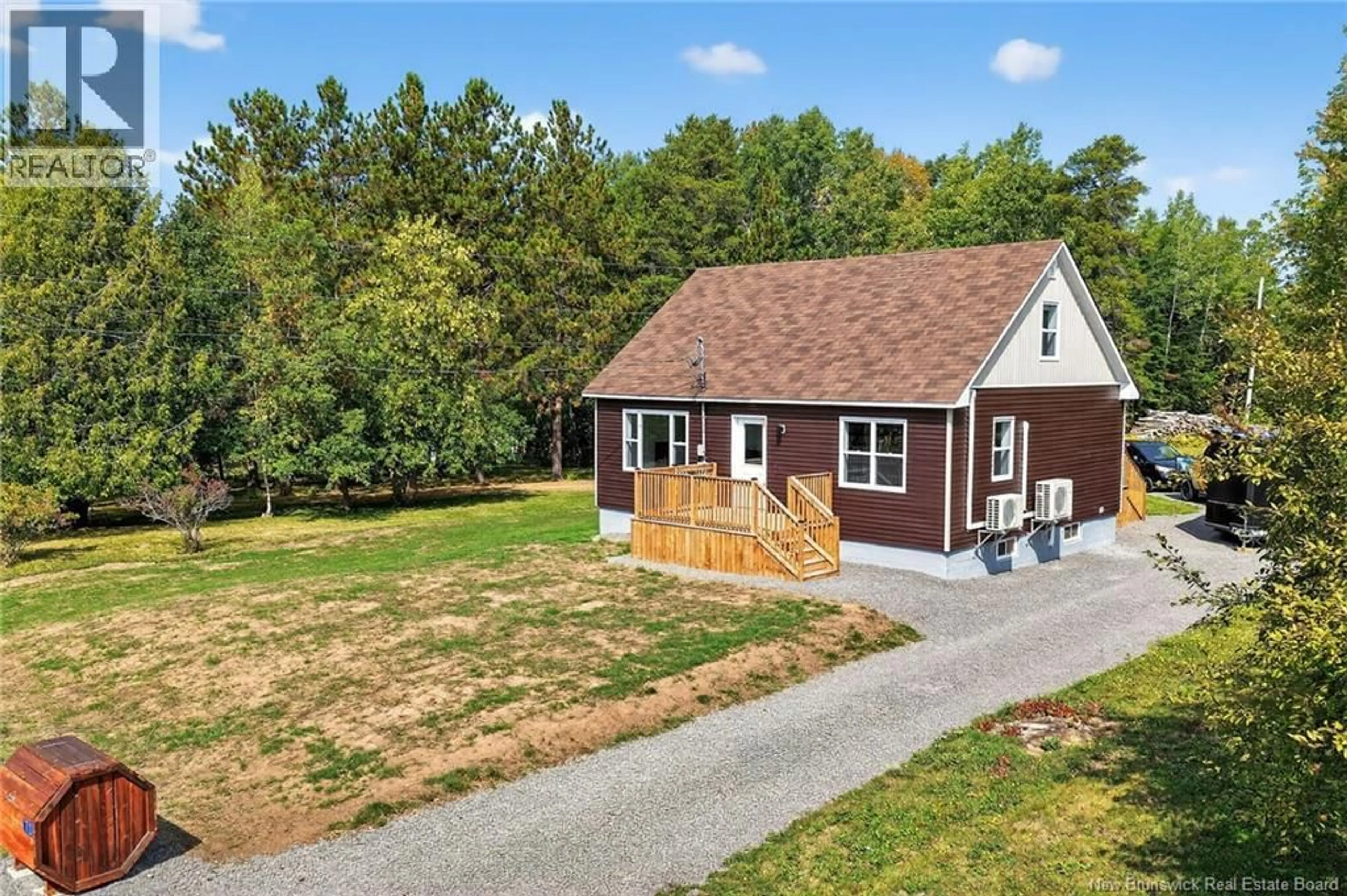 A pic from outside/outdoor area/front of a property/back of a property/a pic from drone, street for 70 POLLETT RIVER ROAD, Petitcodiac New Brunswick E4Z4P7