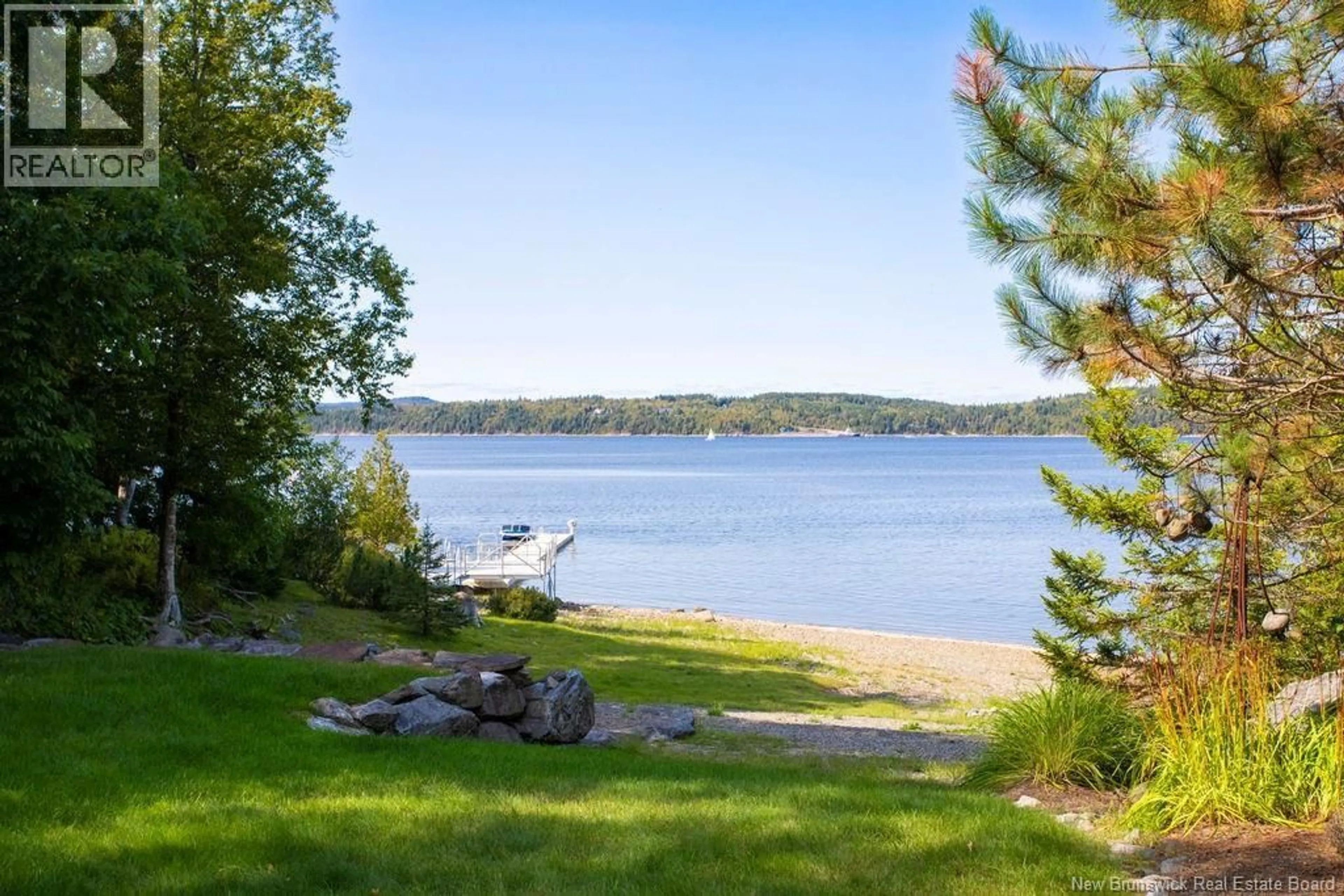Patio, water/lake/river/ocean view for 1005 KENNEBECASIS DRIVE, Saint John New Brunswick E2K5A6