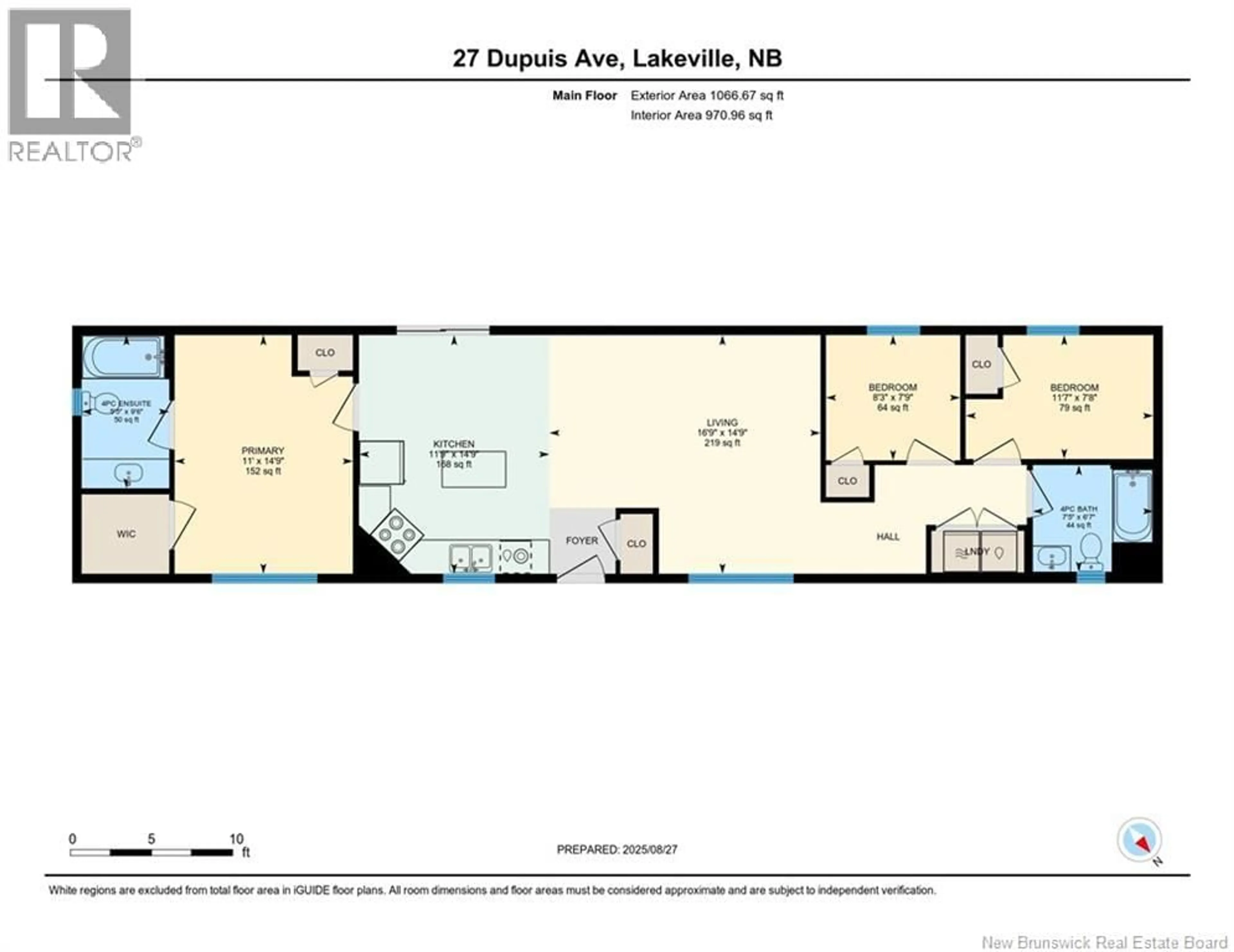 Floor plan for 27 DUPUIS AVENUE, Moncton New Brunswick E1H1E2