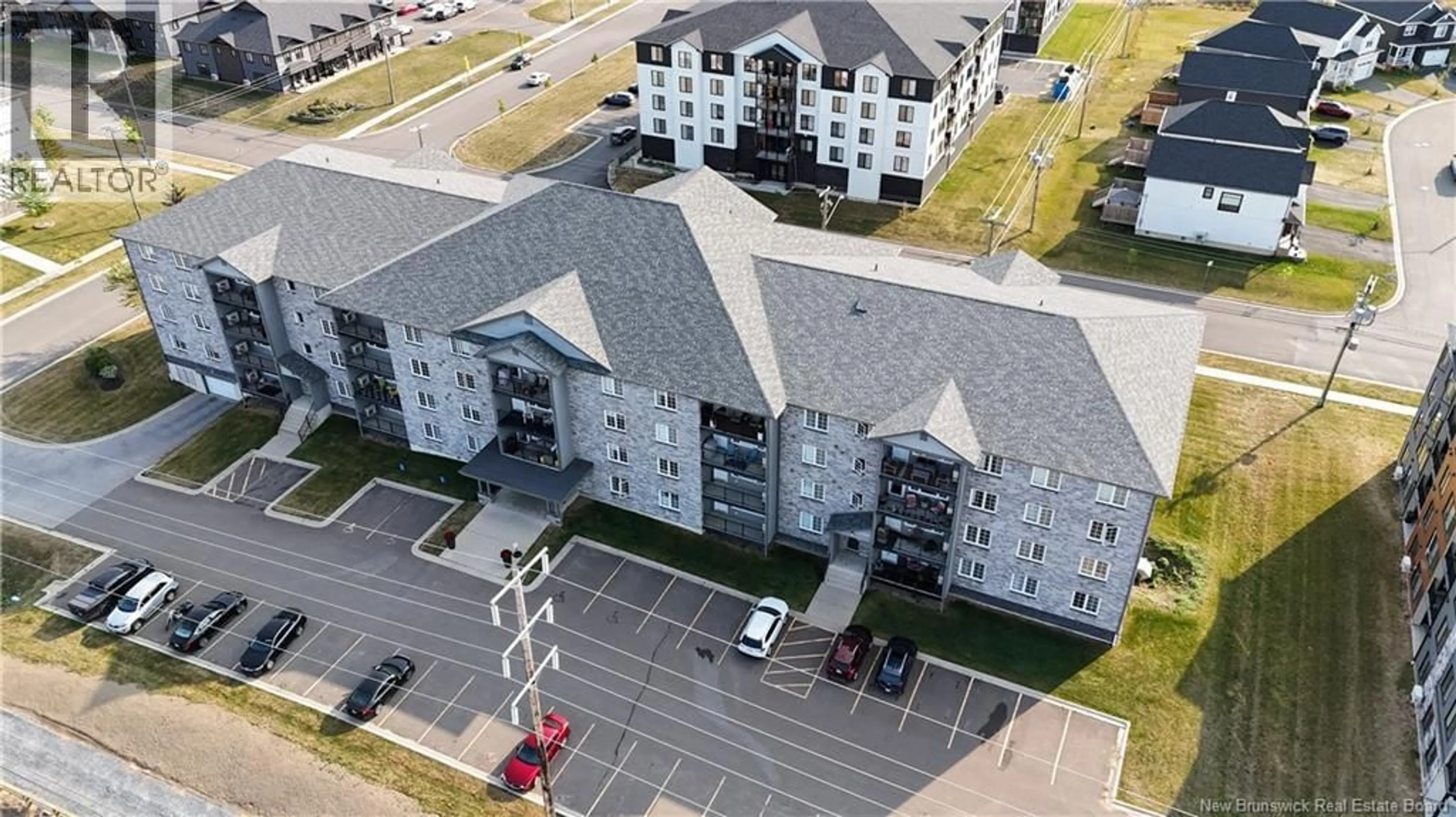 A pic from outside/outdoor area/front of a property/back of a property/a pic from drone, building for 436 - 155 LIAN STREET, Fredericton New Brunswick E3C0L9