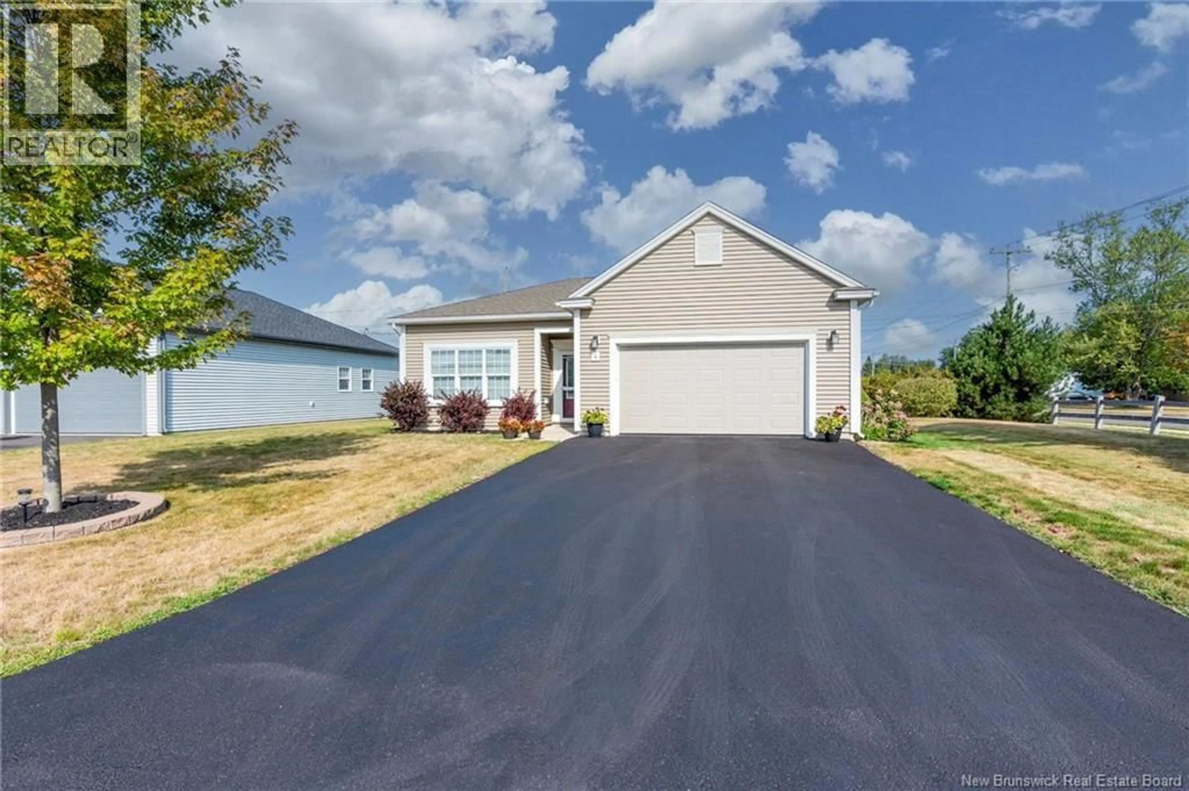 Home with vinyl exterior material, street for 4 CARRIAGE LANE, Sussex New Brunswick E4E0H8