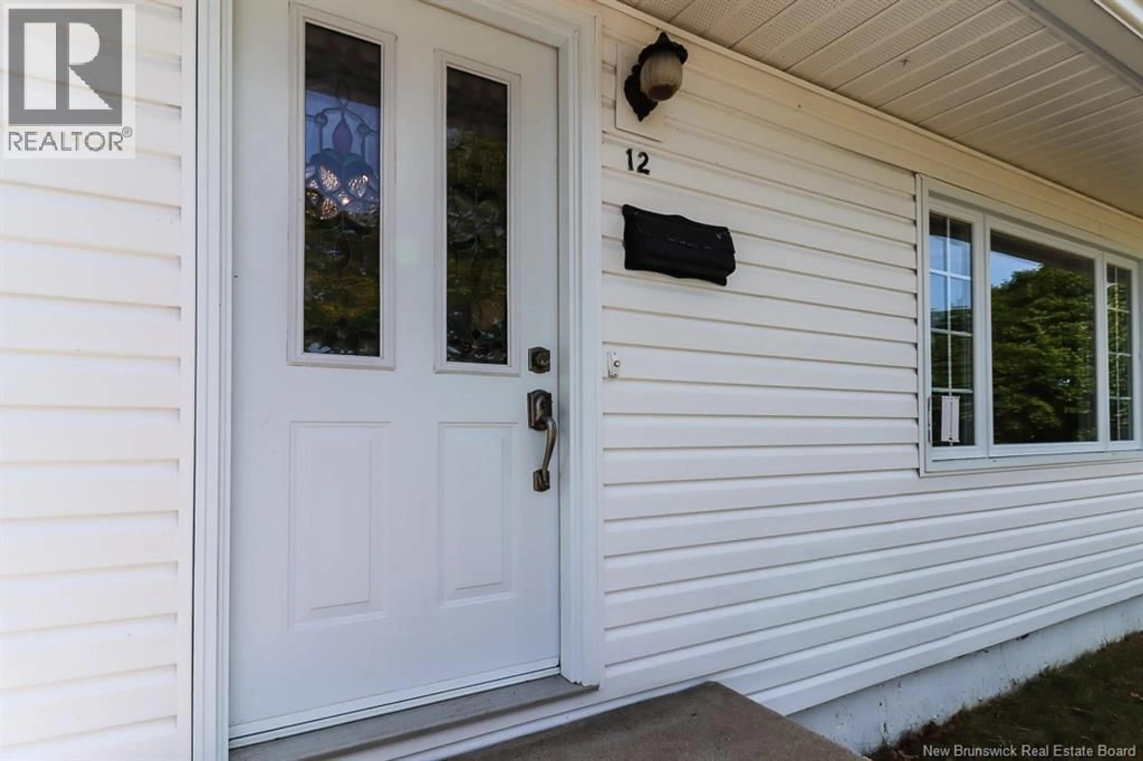 Home with vinyl exterior material, street for 12 ALPINE STREET, Saint John New Brunswick E2J2X2