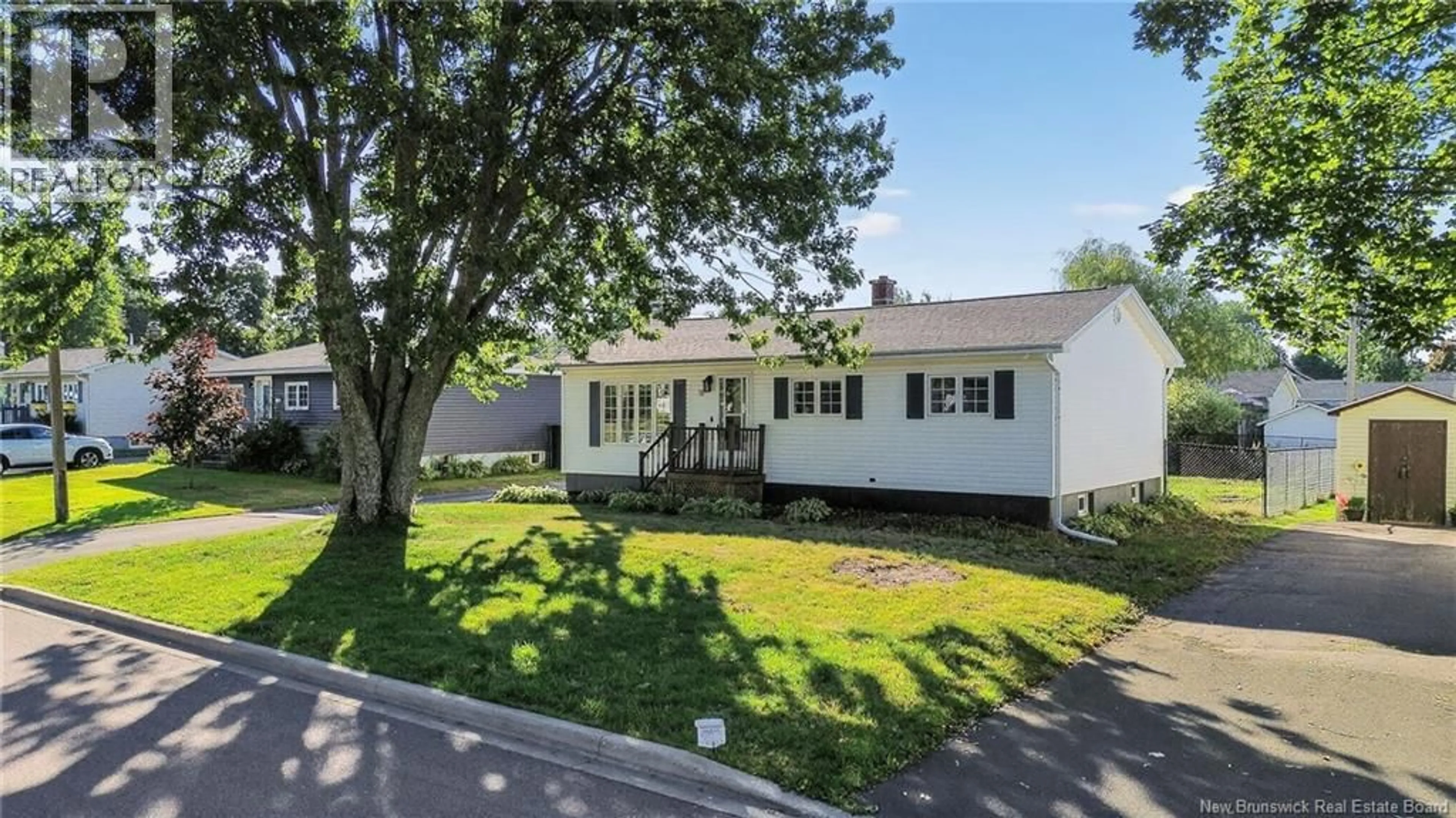 Home with vinyl exterior material, street for 18 ASHBURN AVENUE, Riverview New Brunswick E1B3C7
