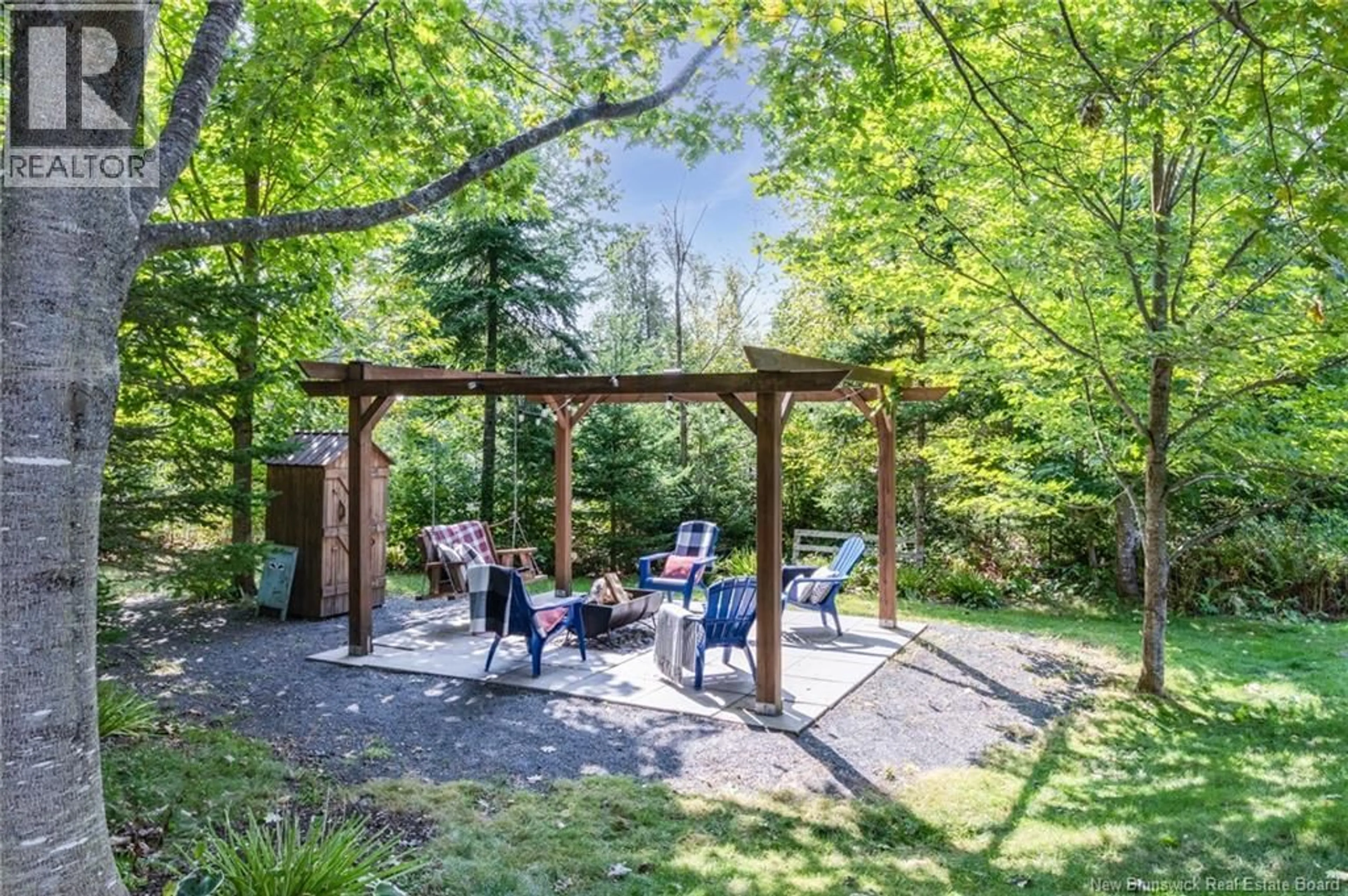 Patio, forest/trees view for 31 ANDREW STREET, Upper Kingsclear New Brunswick E3E1T2